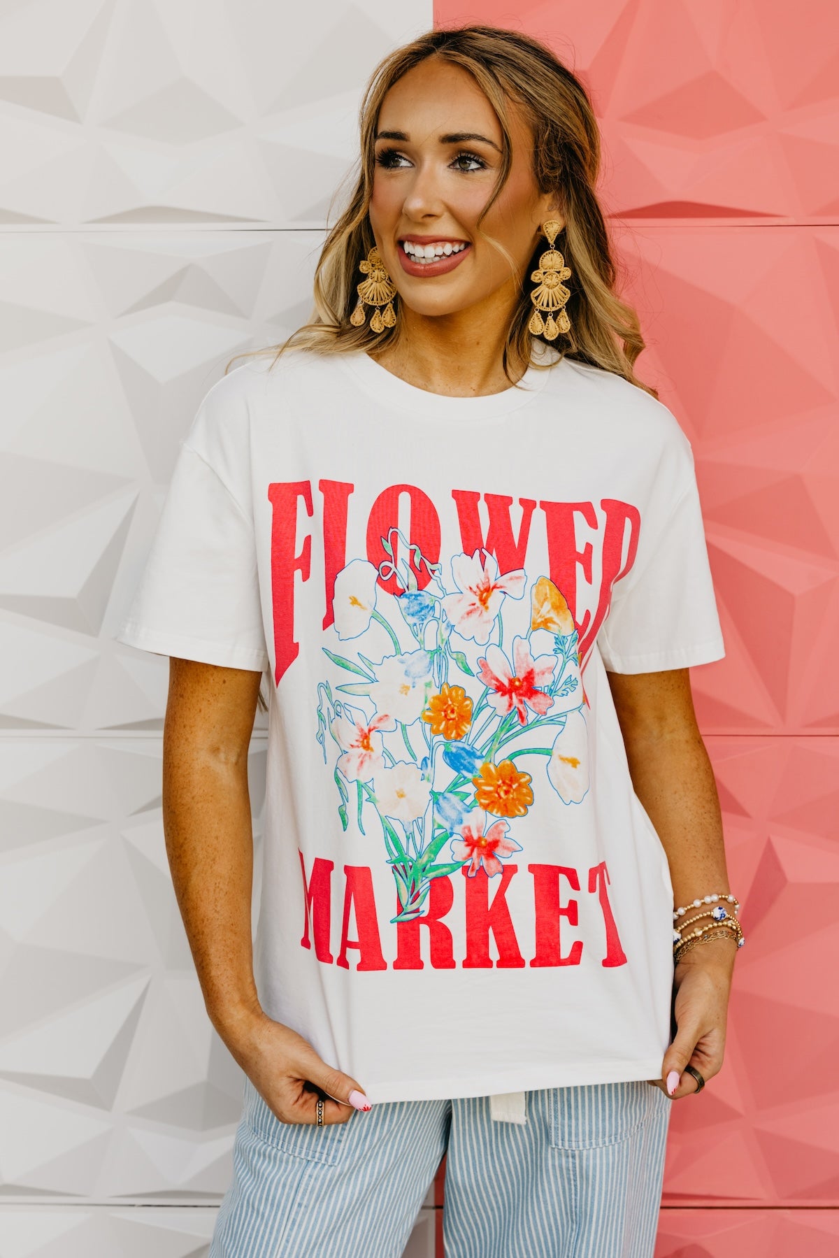 The Flower Market Graphic Tee