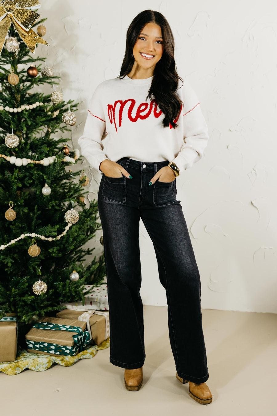 The Merry Reverse Seam Sweater