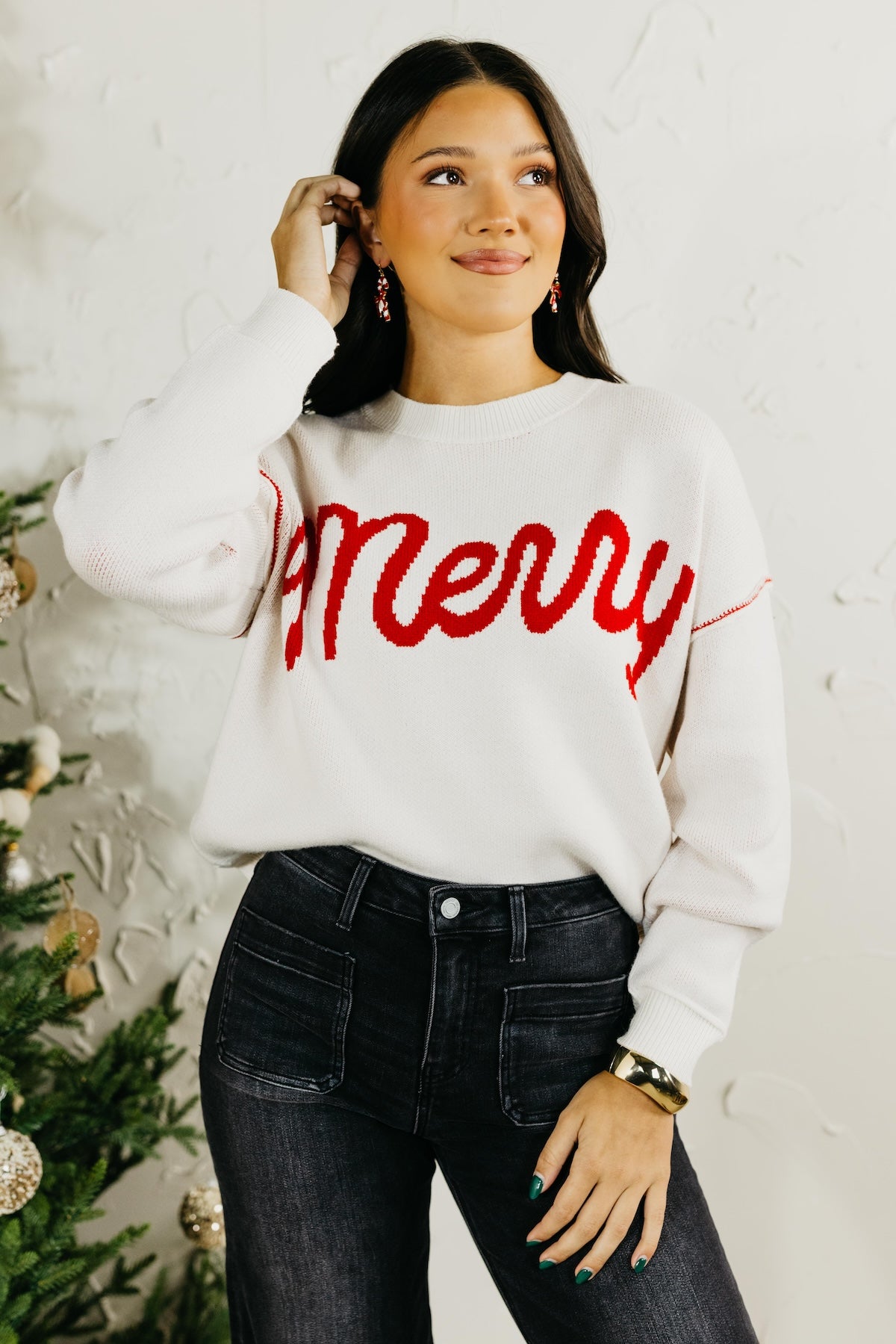 The Merry Reverse Seam Sweater