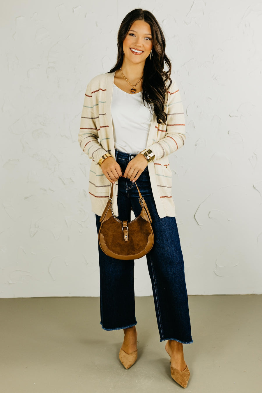 The Vincenzo Striped Cardigan