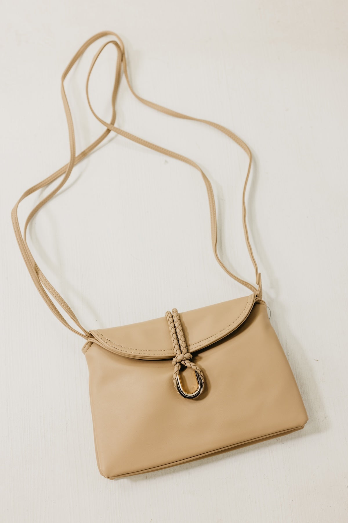 The Randi Faux Leather Crossbody Bag