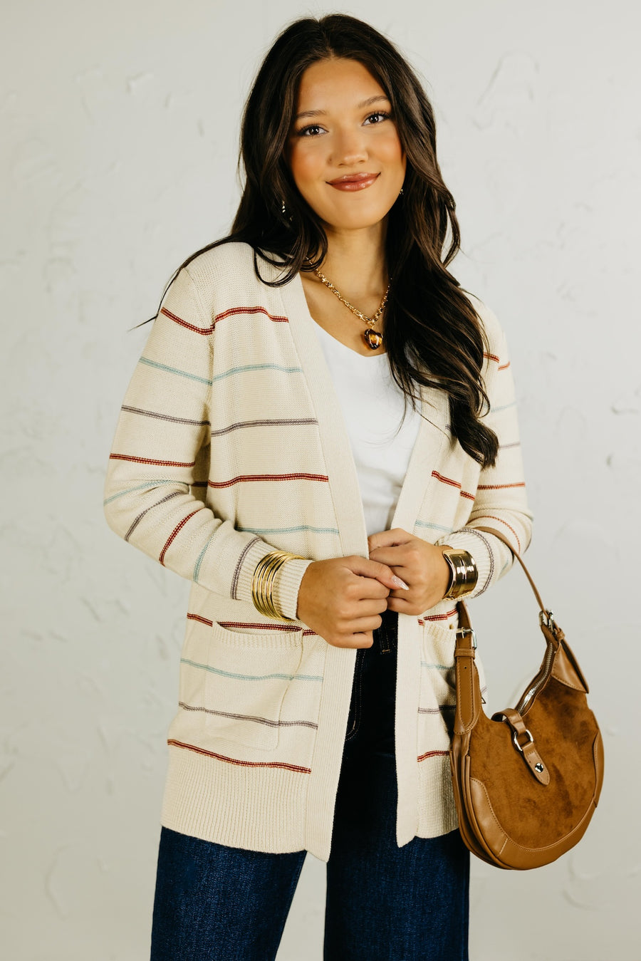 The Vincenzo Striped Cardigan