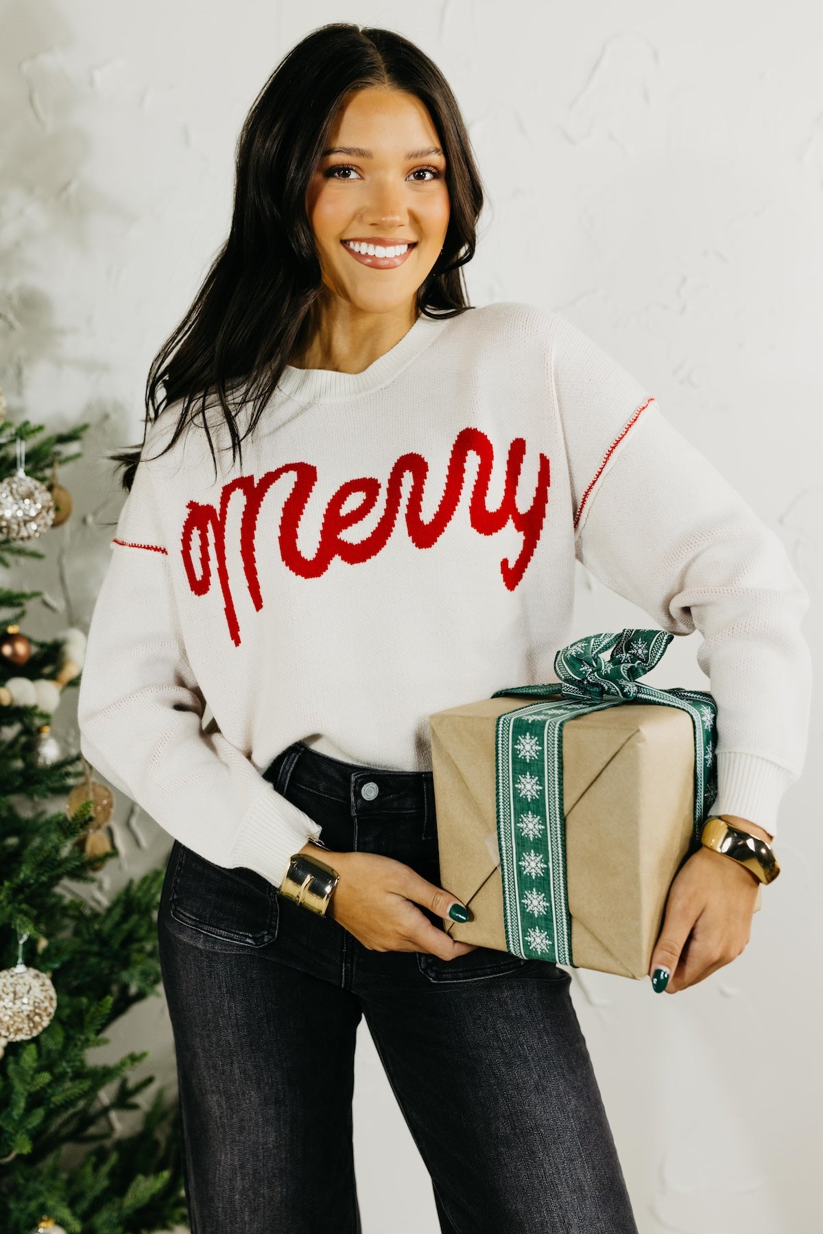 The Merry Reverse Seam Sweater