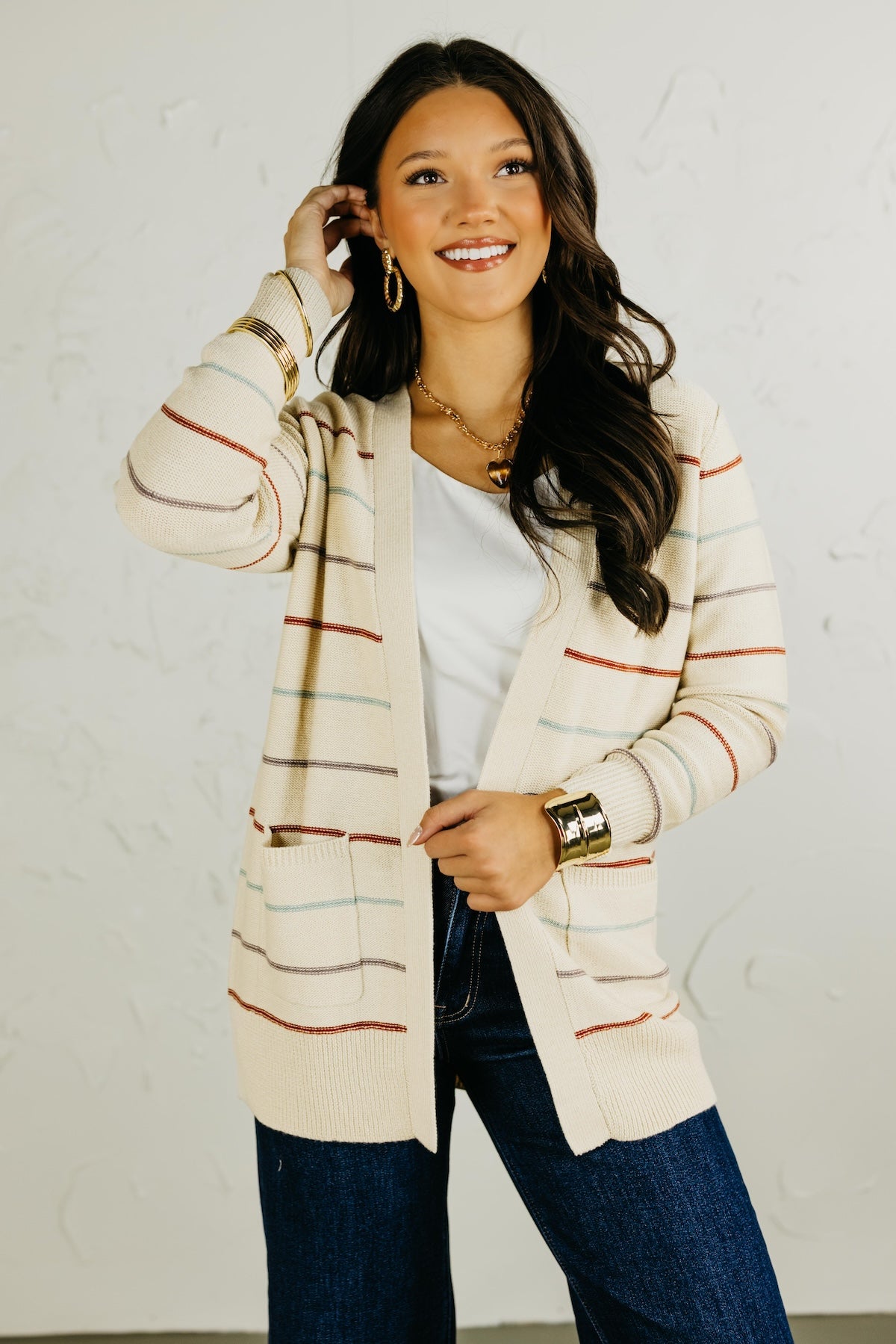 The Vincenzo Striped Cardigan