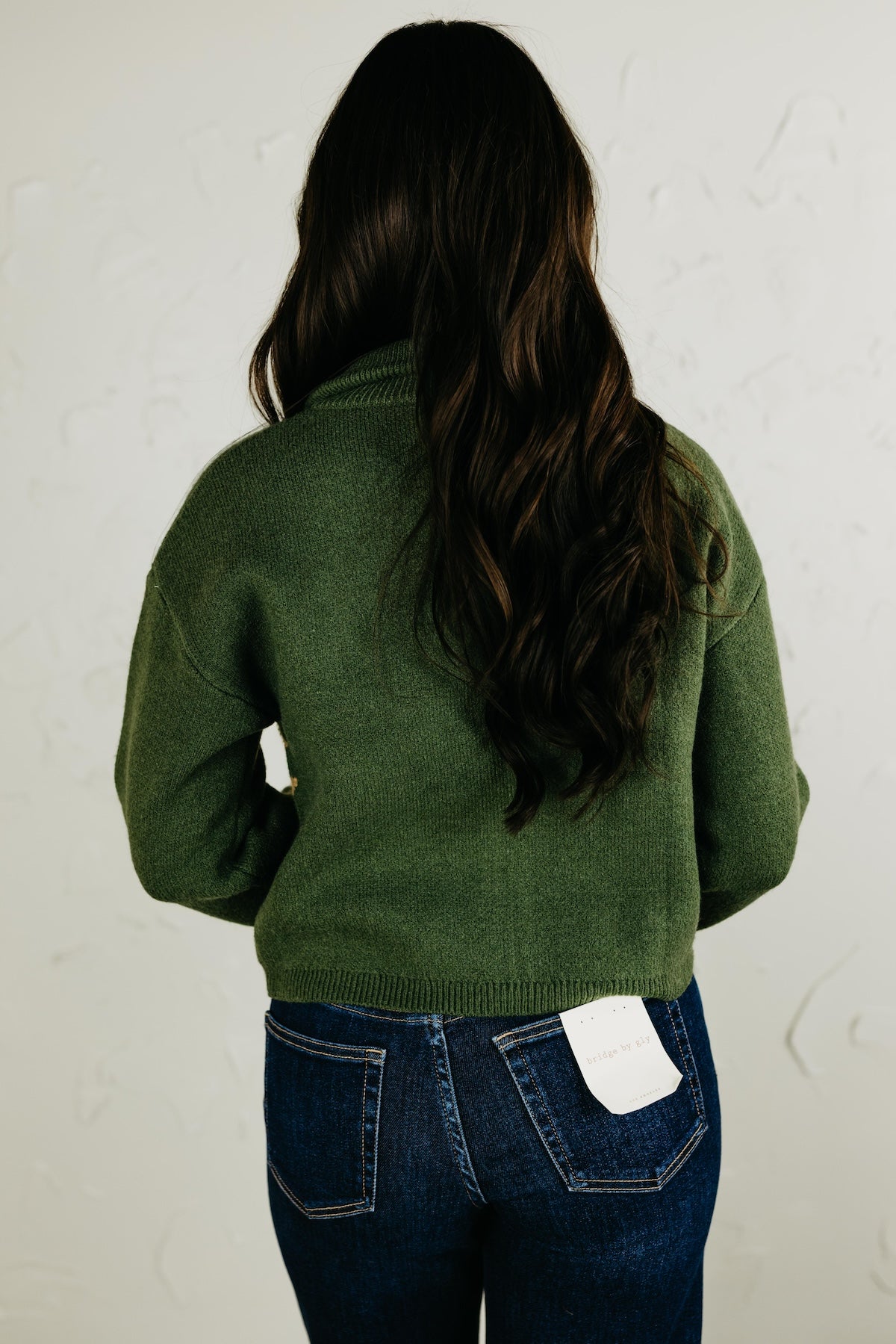 The Tori Floral Zip Up Sweater