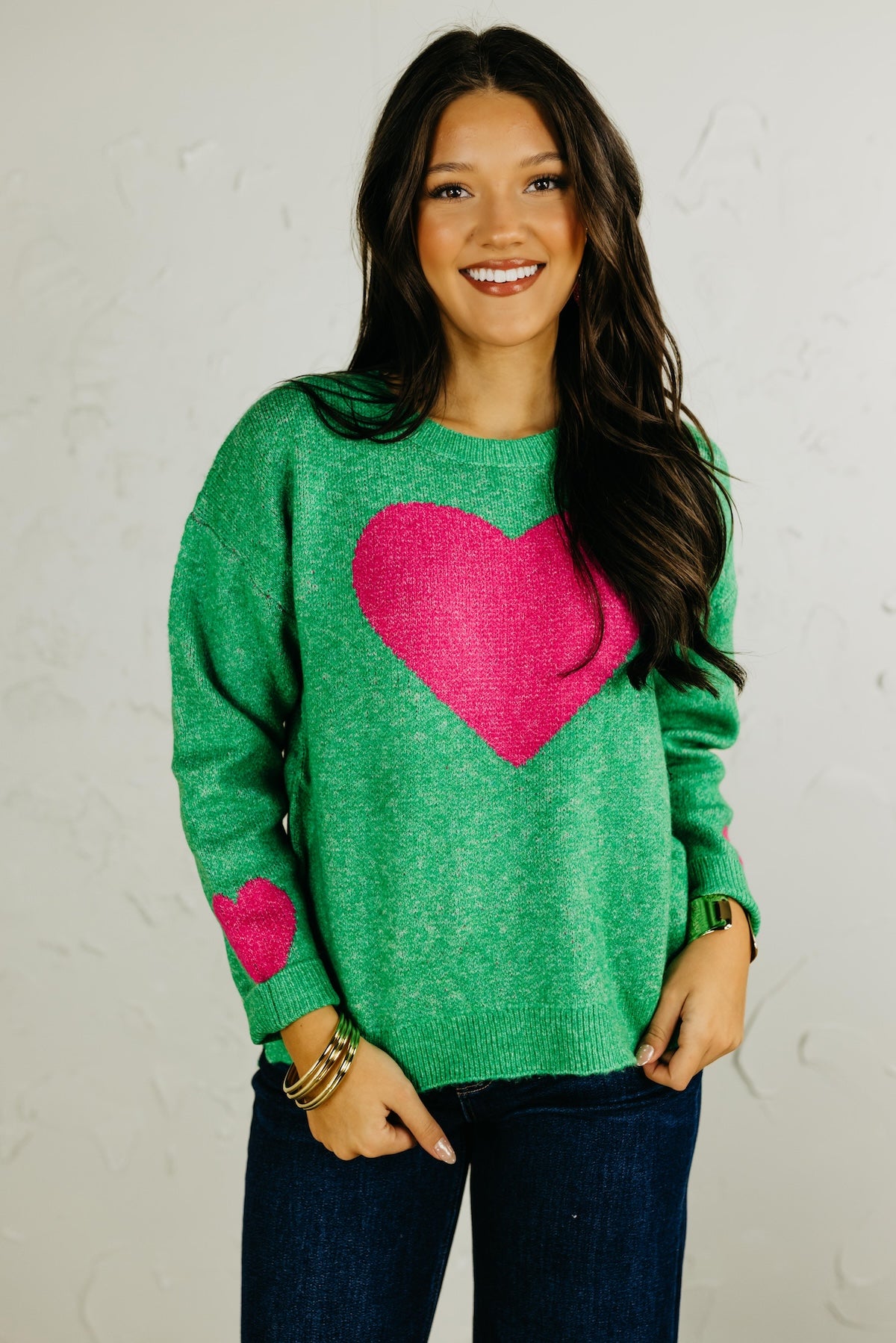 The Claire Center Heart Sweater