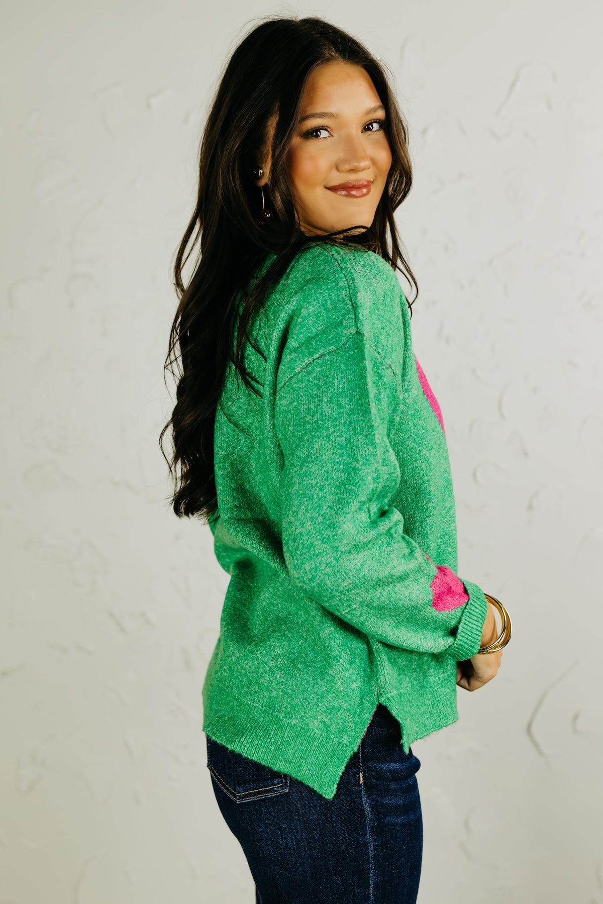 The Claire Center Heart Sweater