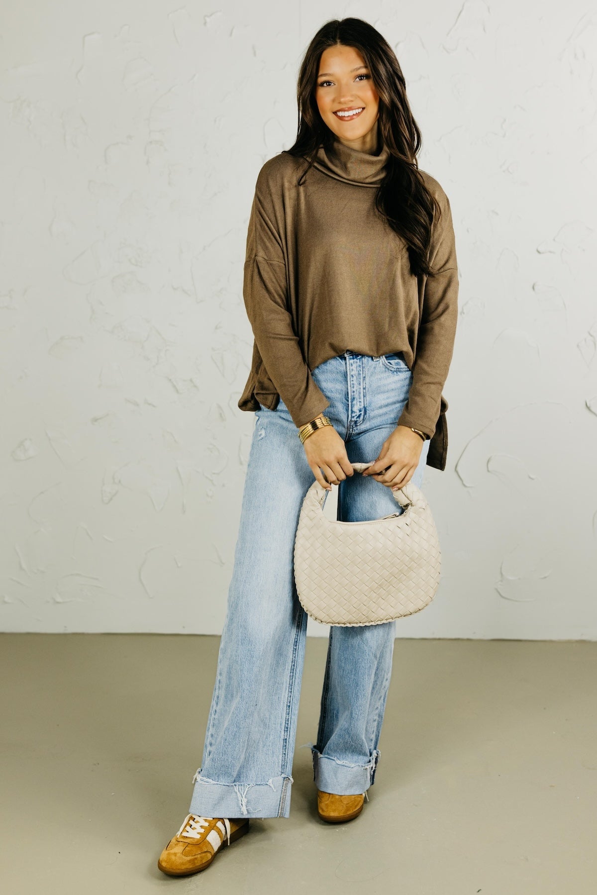 The Bridgit Turtleneck Knit Top