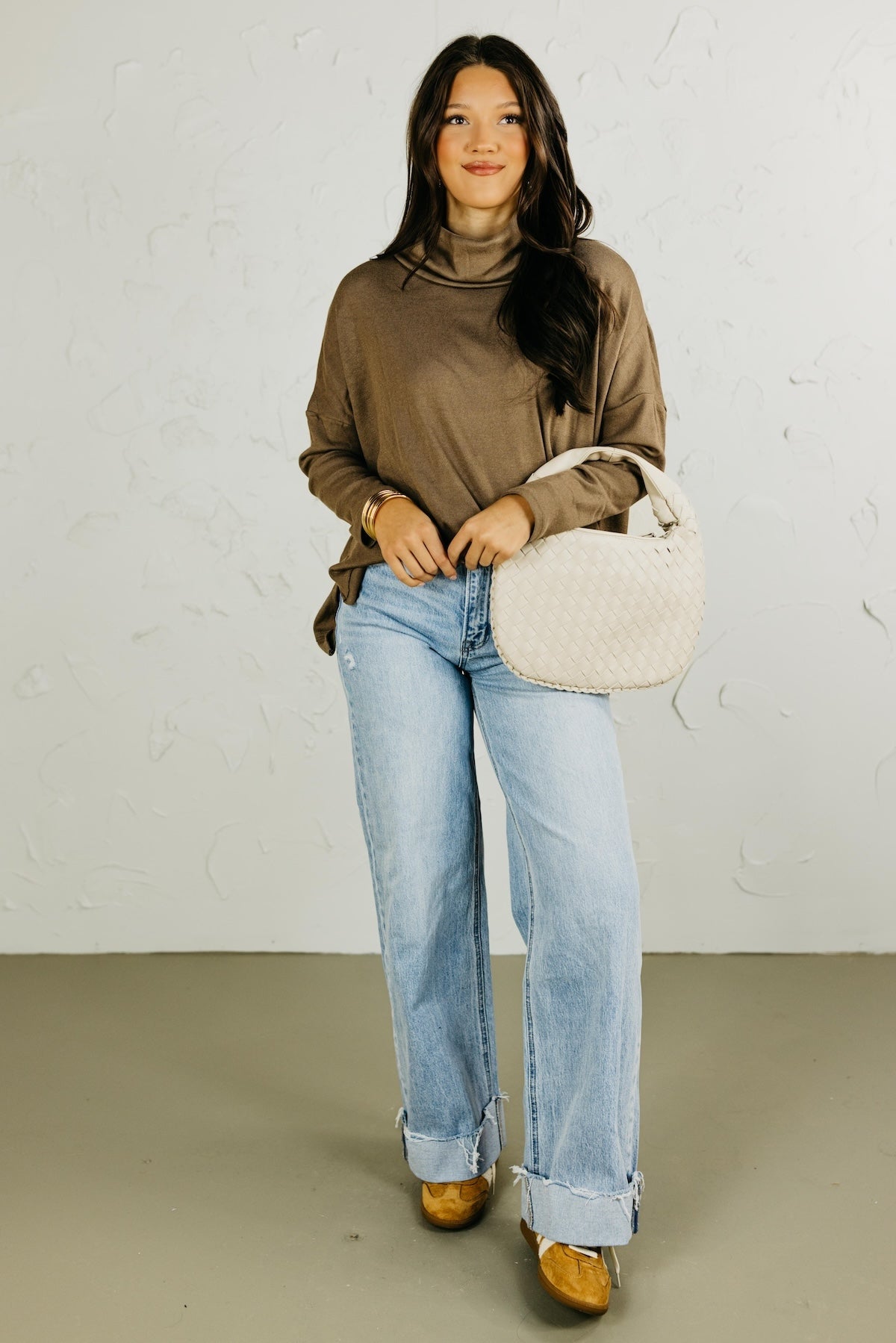 The Bridgit Turtleneck Knit Top