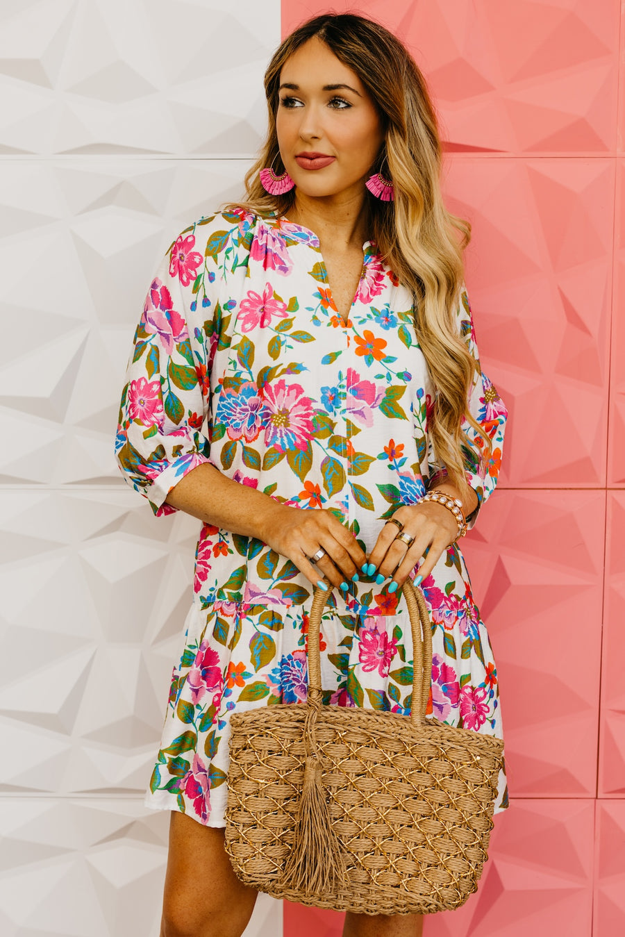 The Delaney Floral Mini Dress