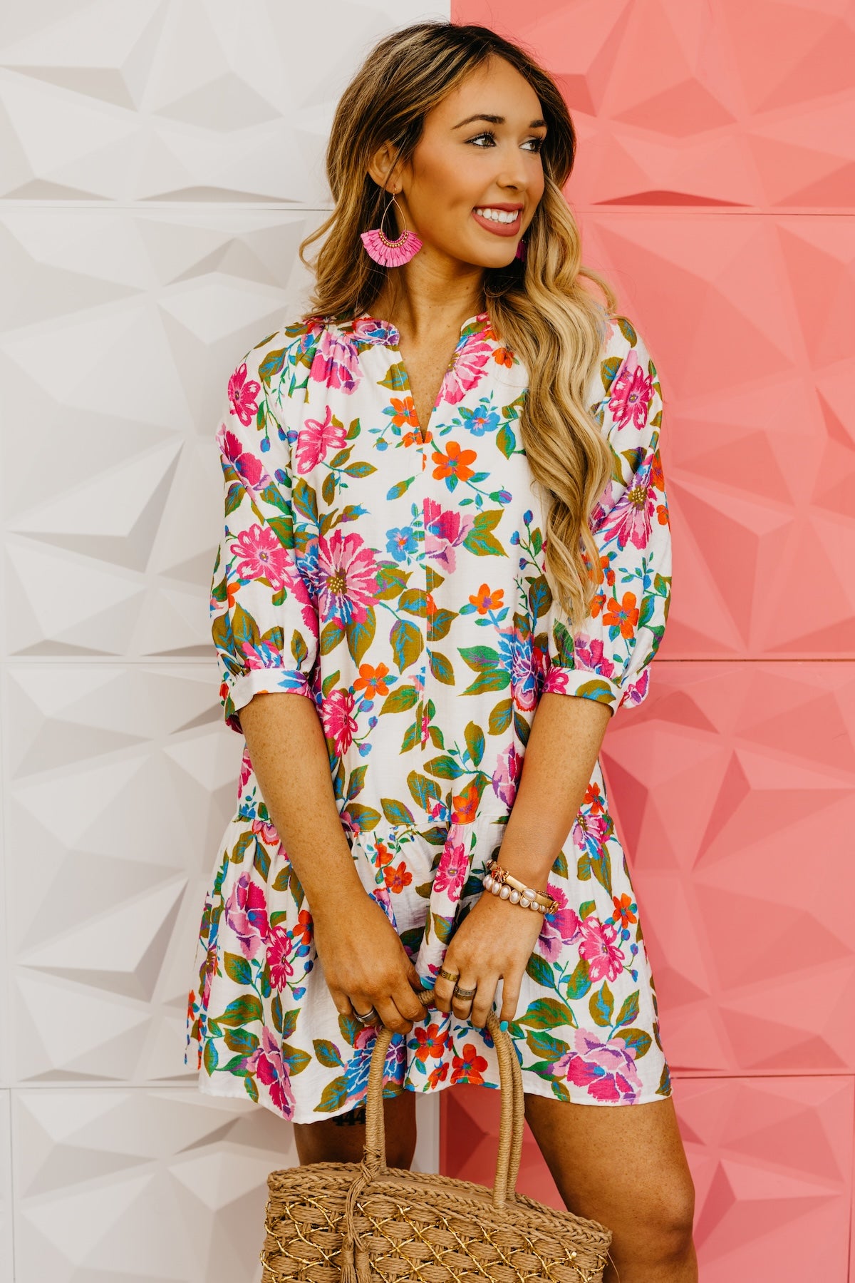 The Delaney Floral Mini Dress