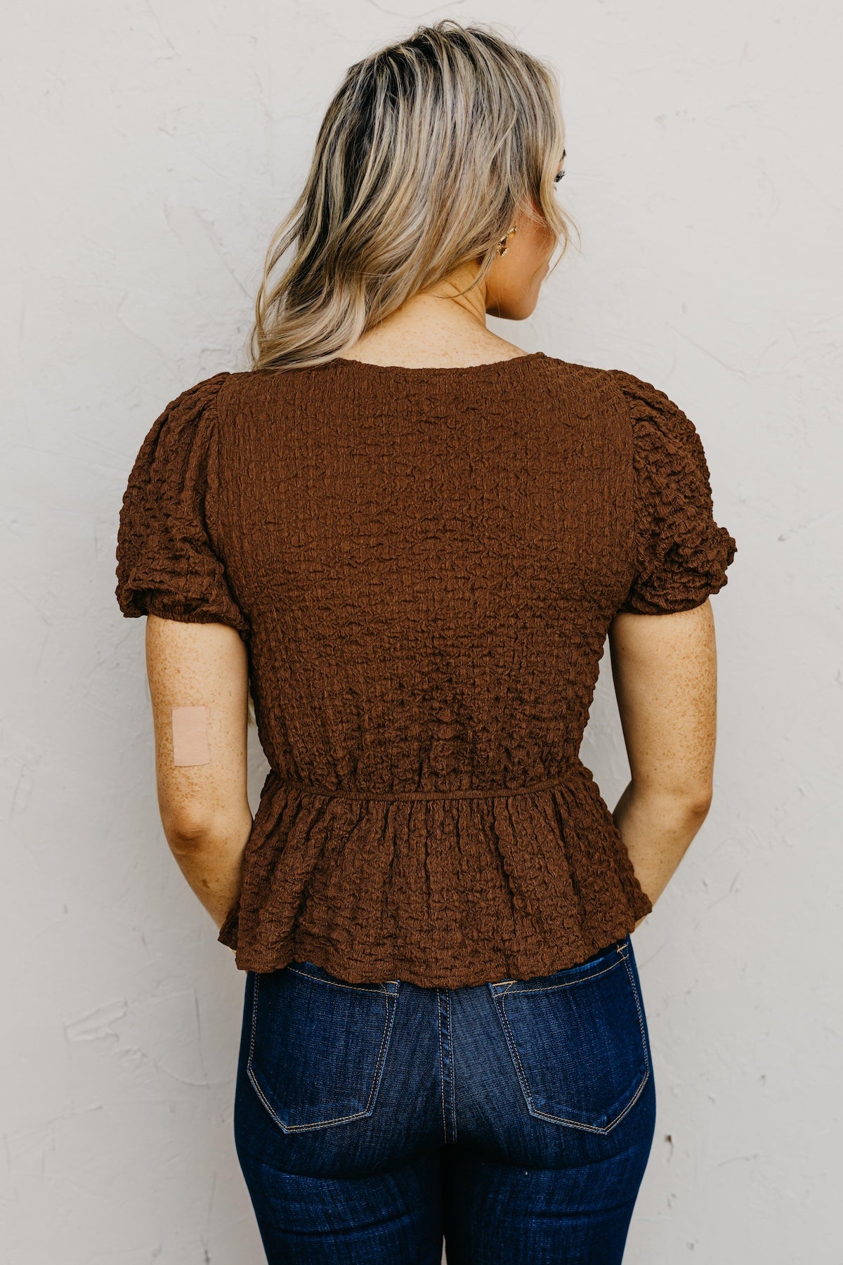 The Maree Puff Bow Top