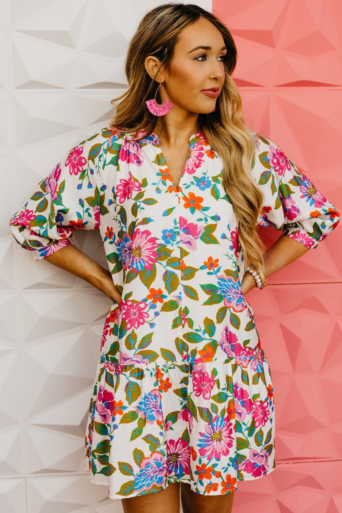 The Delaney Floral Mini Dress