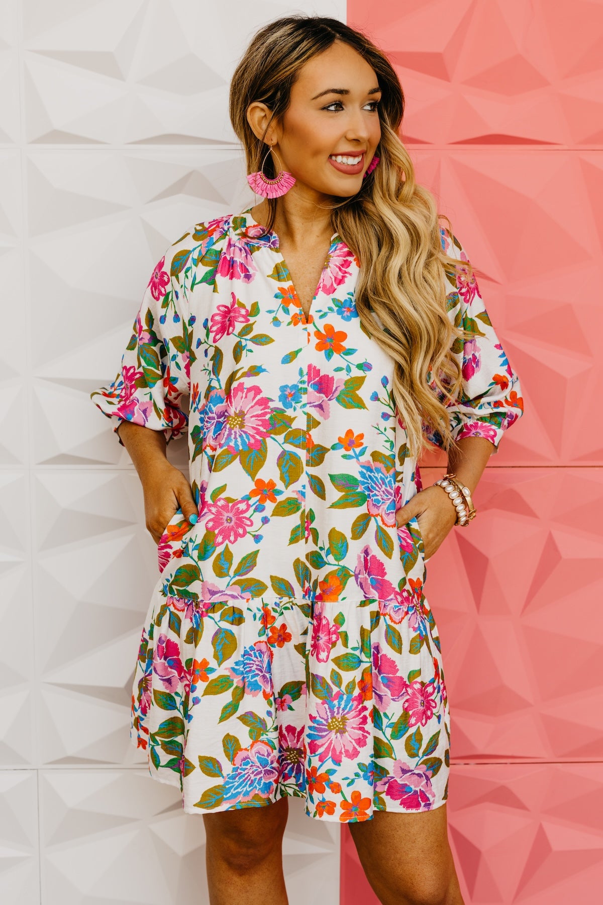 The Delaney Floral Mini Dress