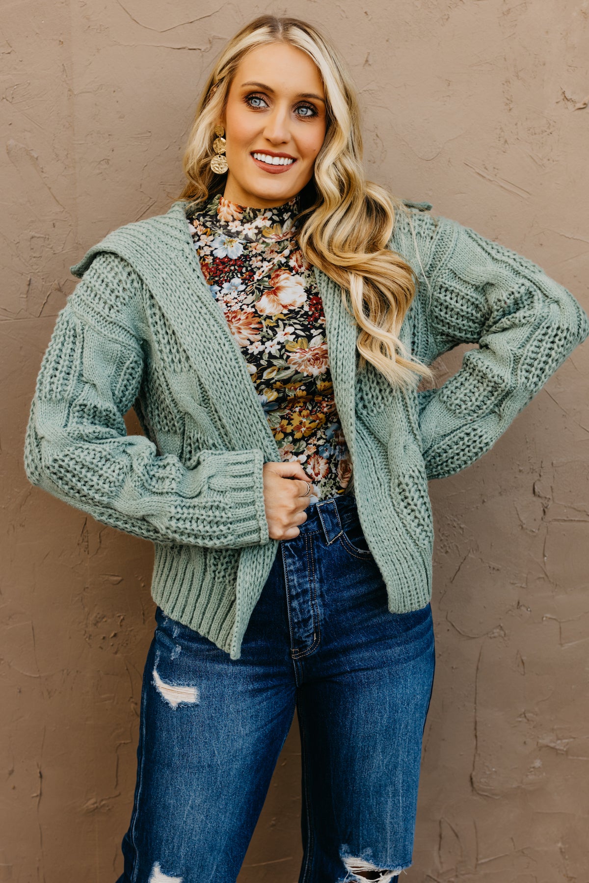 The Lucy Chunky Knit Cardigan | MOD Boutique