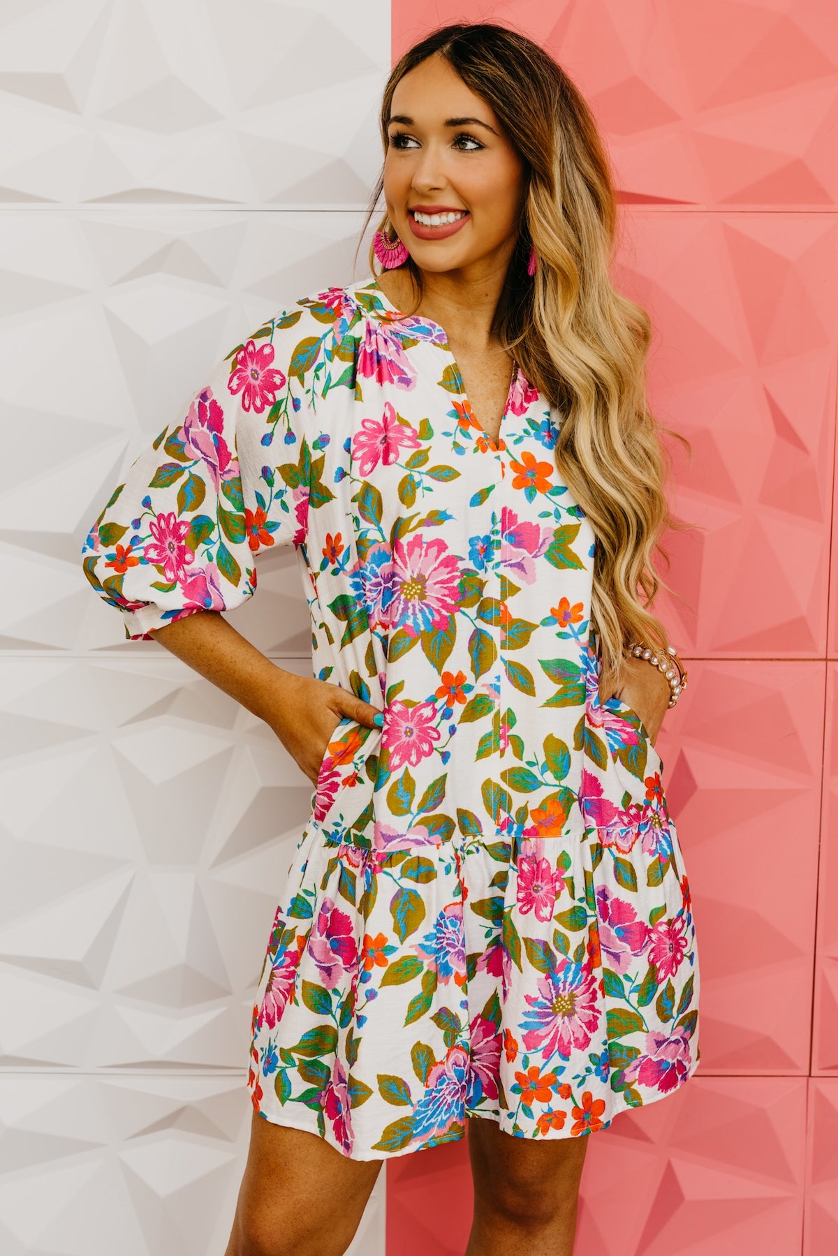 The Delaney Floral Mini Dress