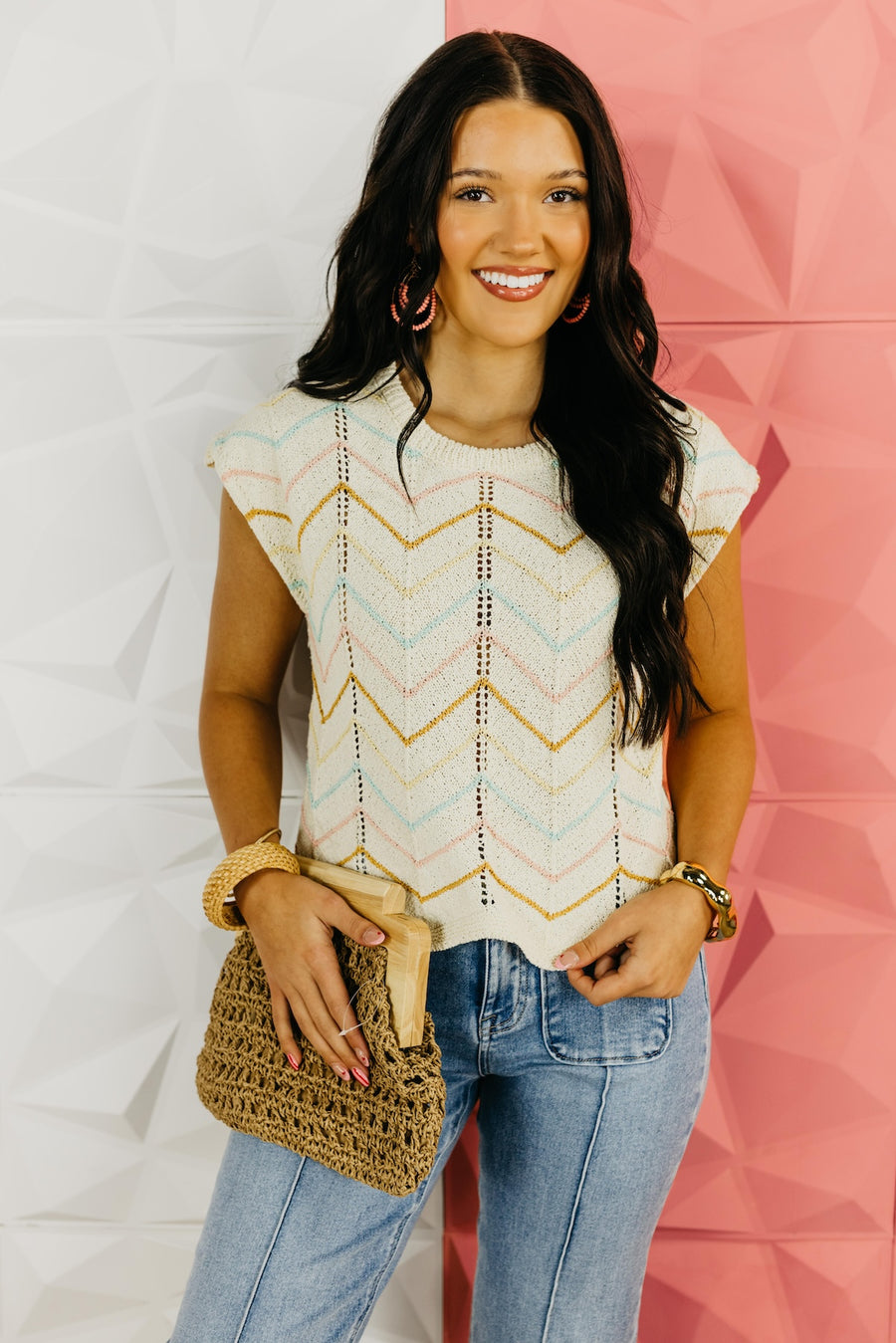 The Brandon Chevron Sweater Vest