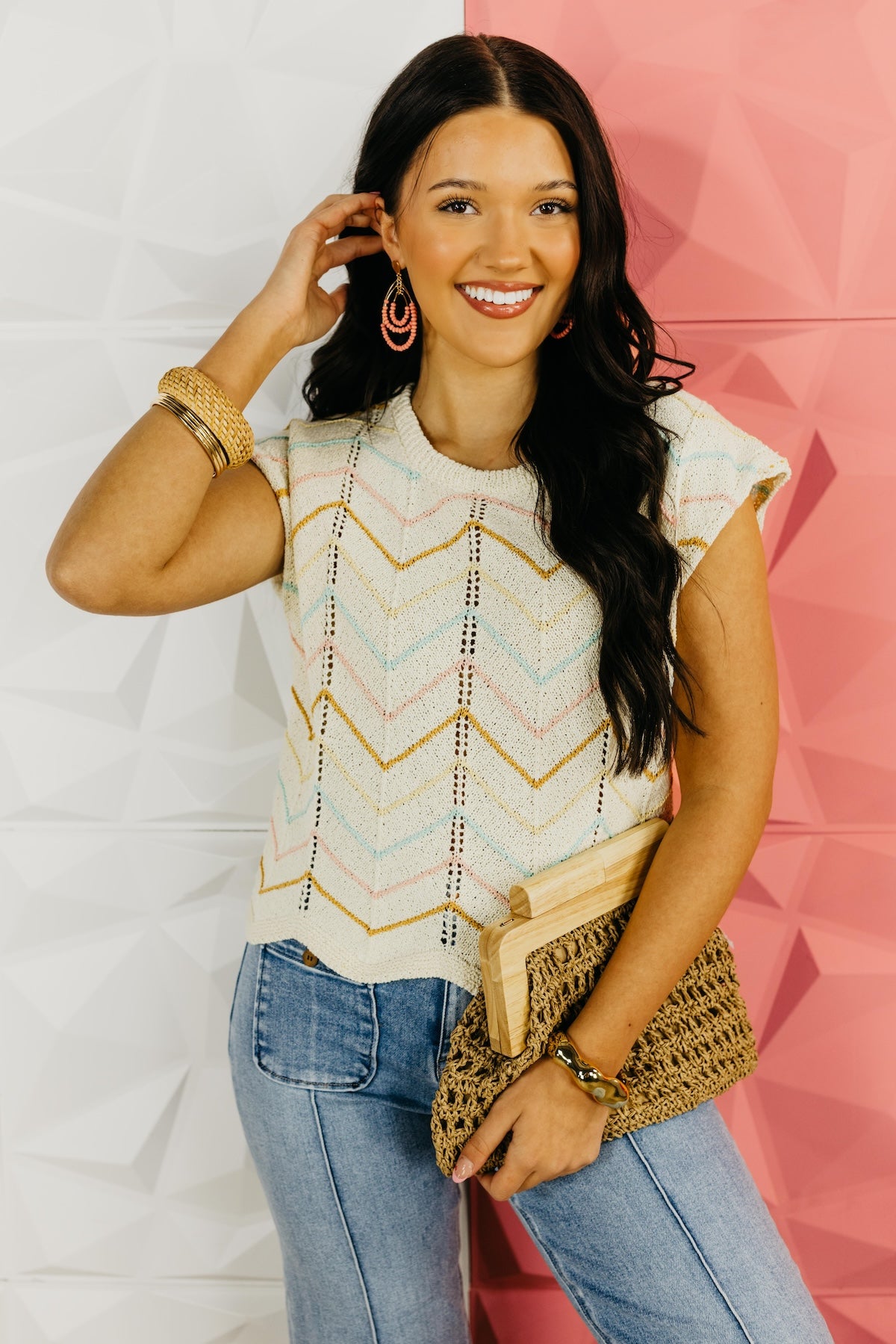 The Brandon Chevron Sweater Vest