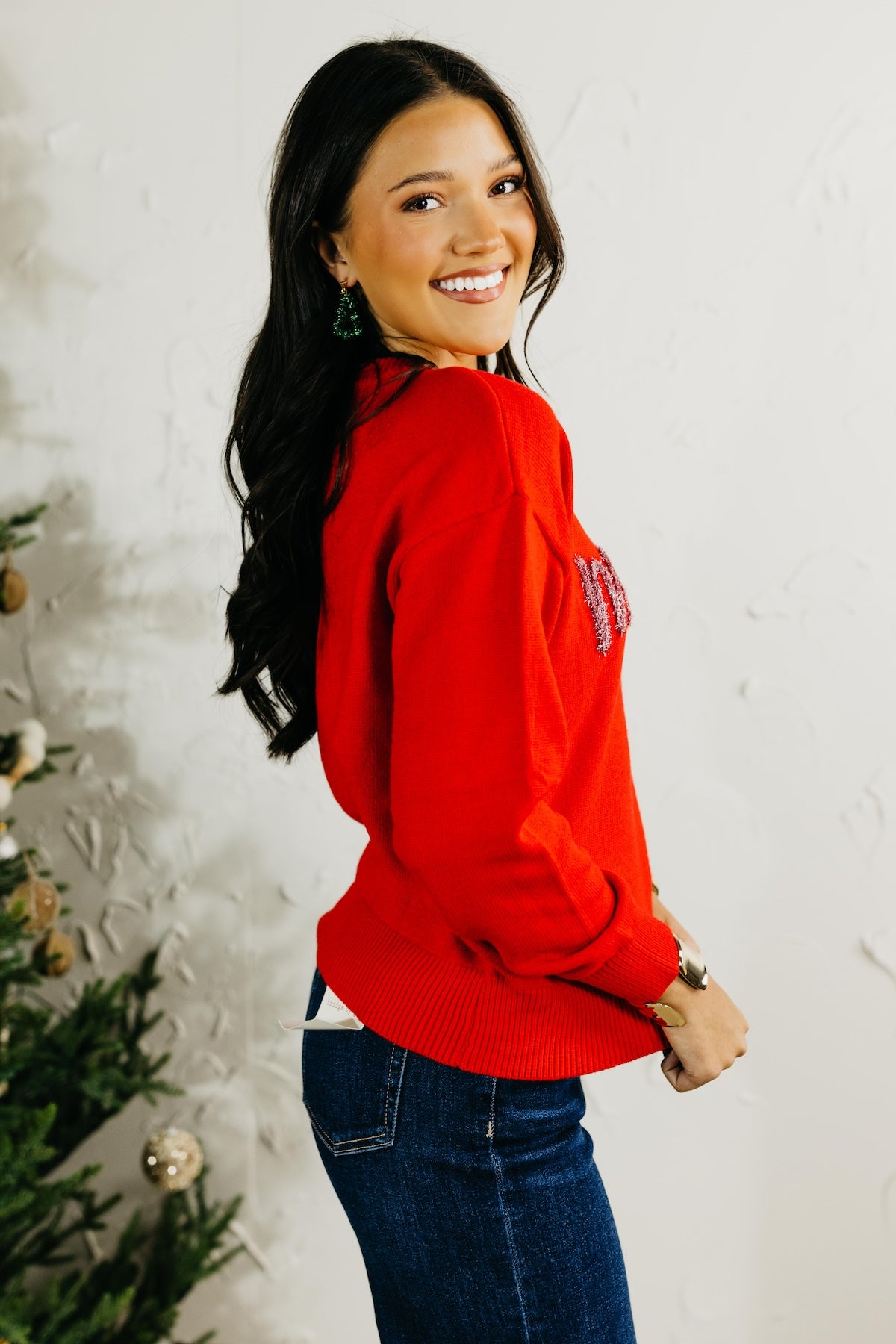 The Merry Tinsel Graphic Sweater