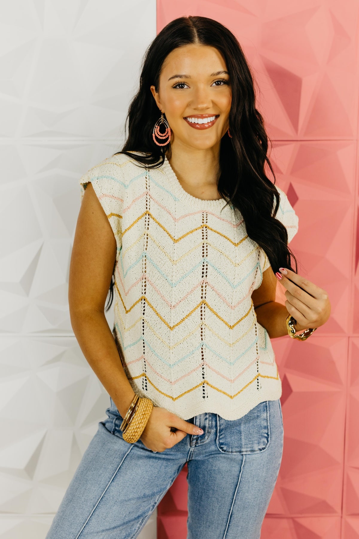 The Brandon Chevron Sweater Vest