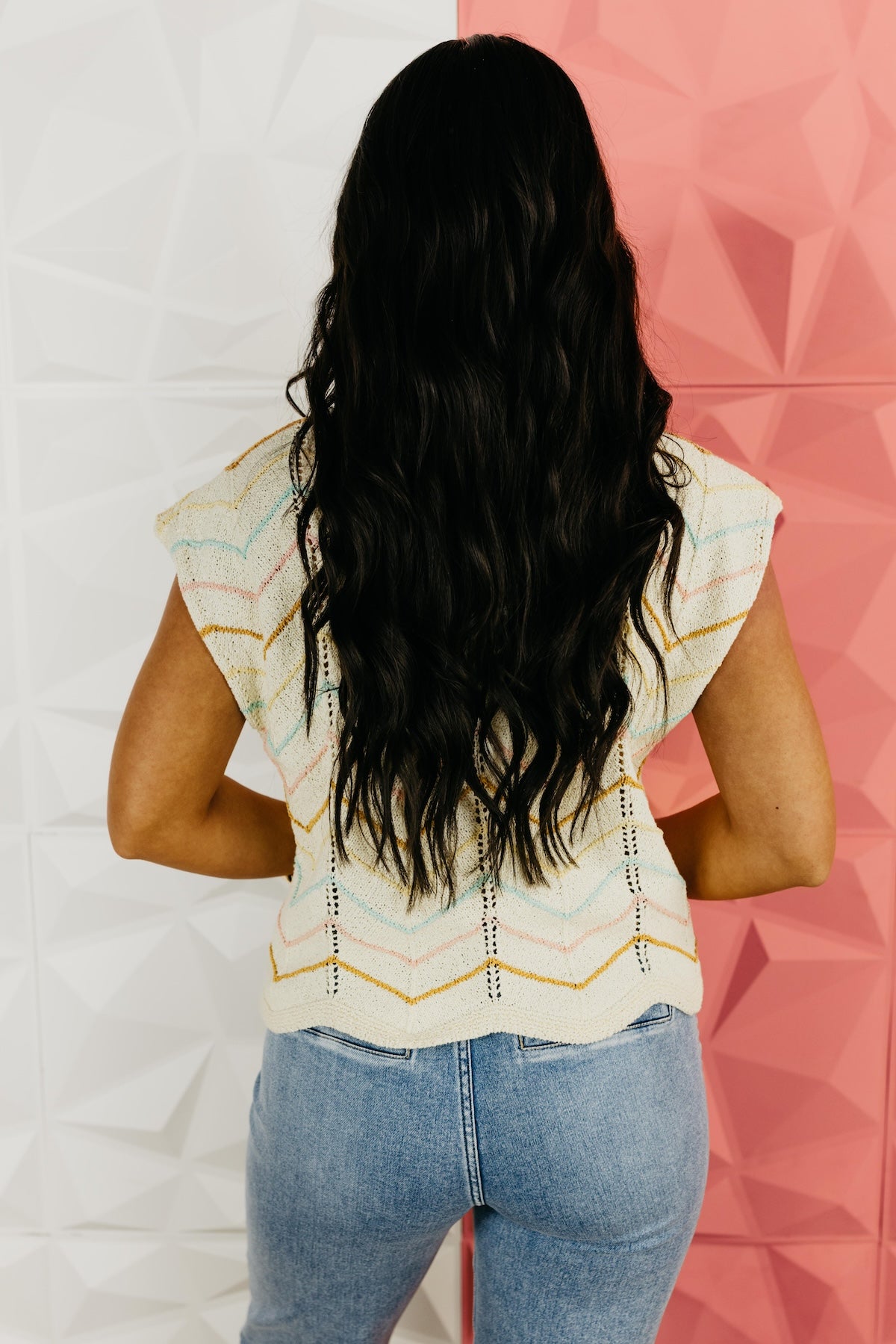 The Brandon Chevron Sweater Vest