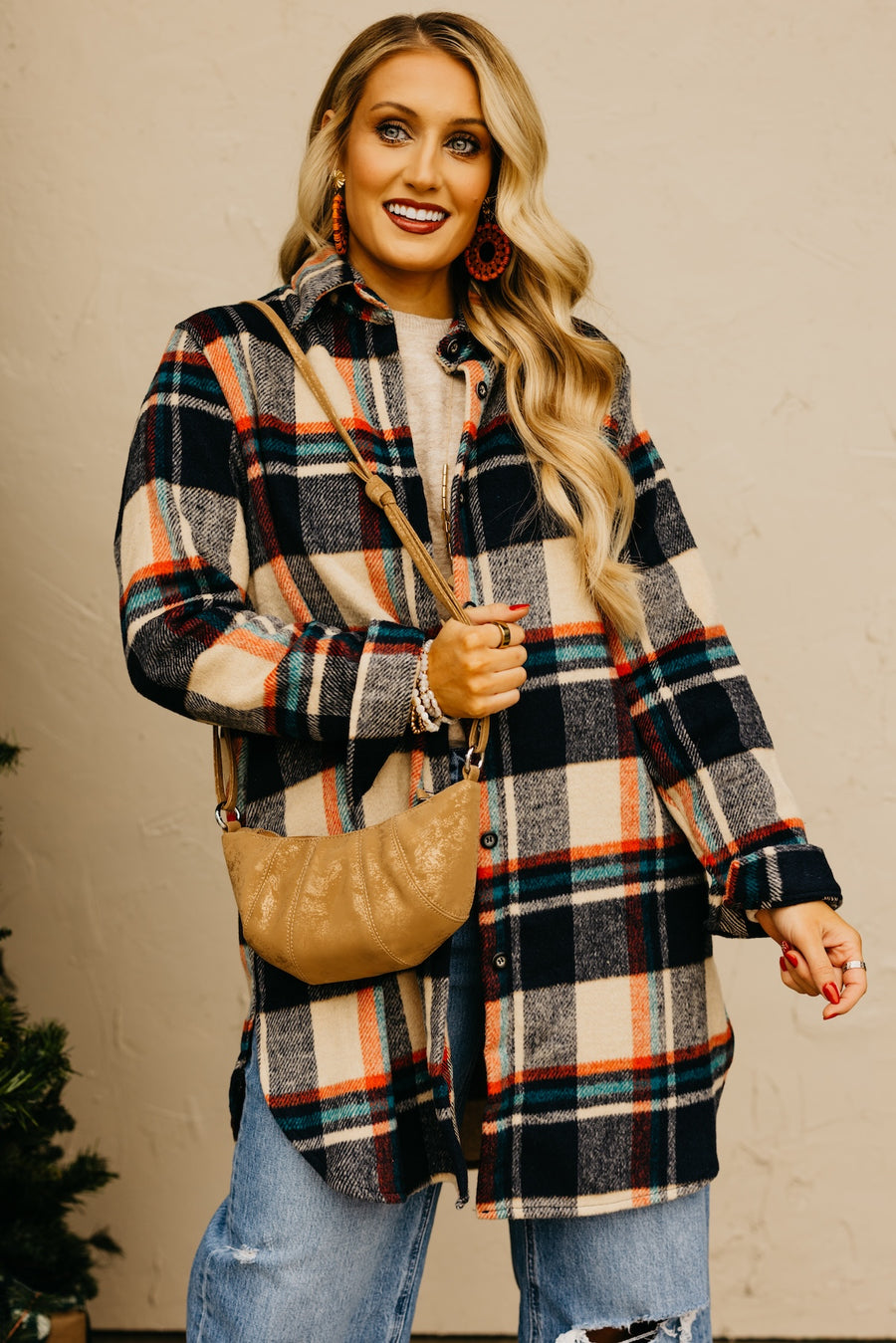 The Auburn Flannel Shirt Tunic