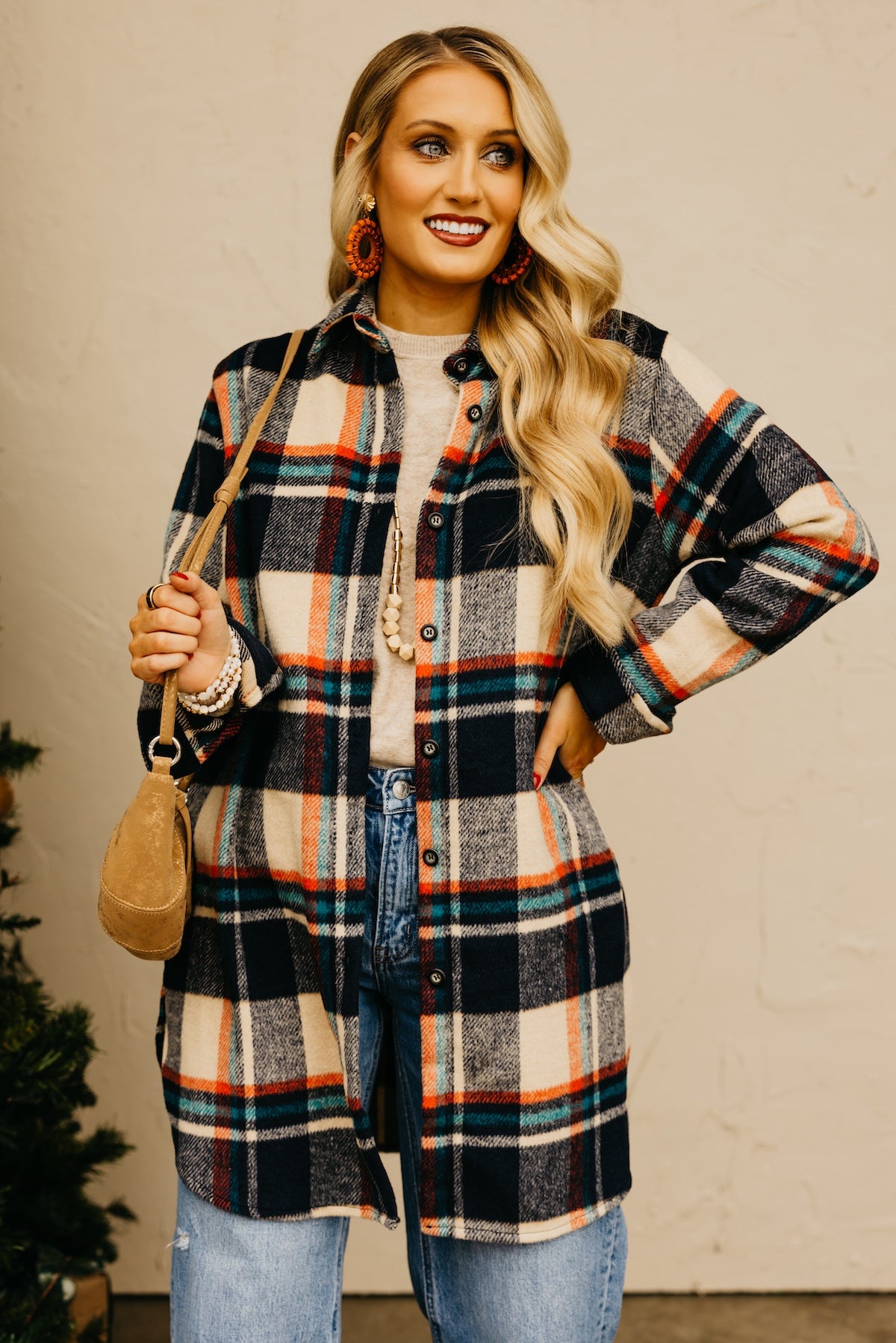 The Auburn Flannel Shirt Tunic