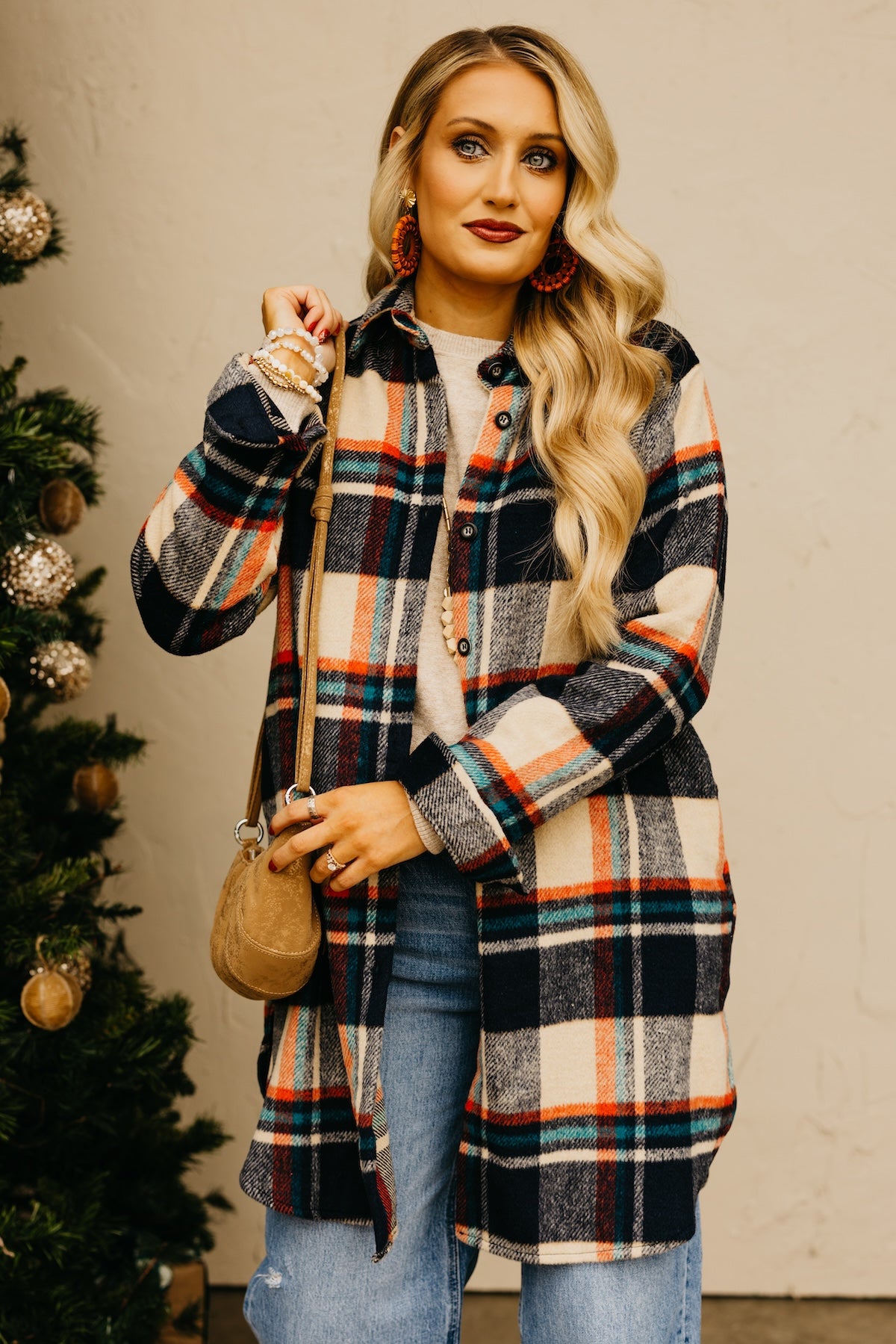 The Auburn Flannel Shirt Tunic
