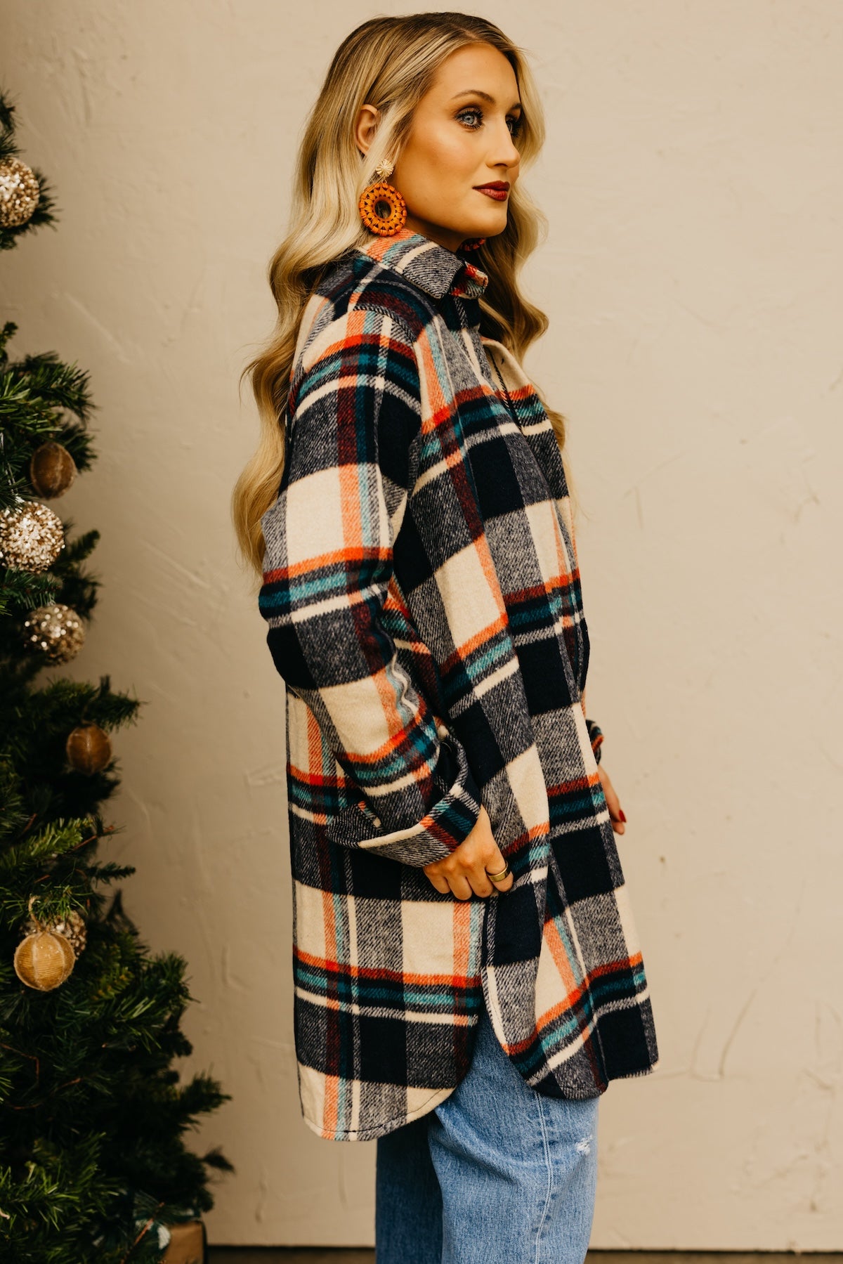 The Auburn Flannel Shirt Tunic