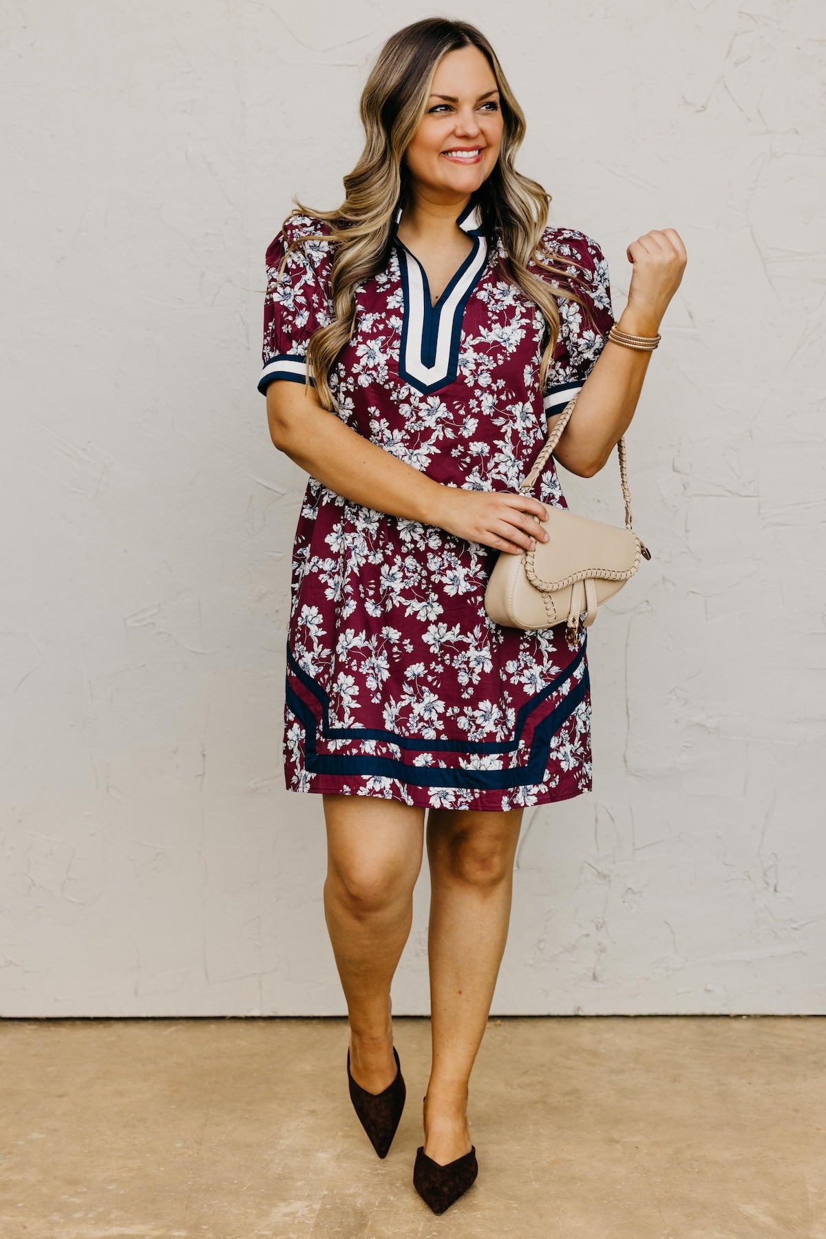 The Henzley Floral Mini Dress