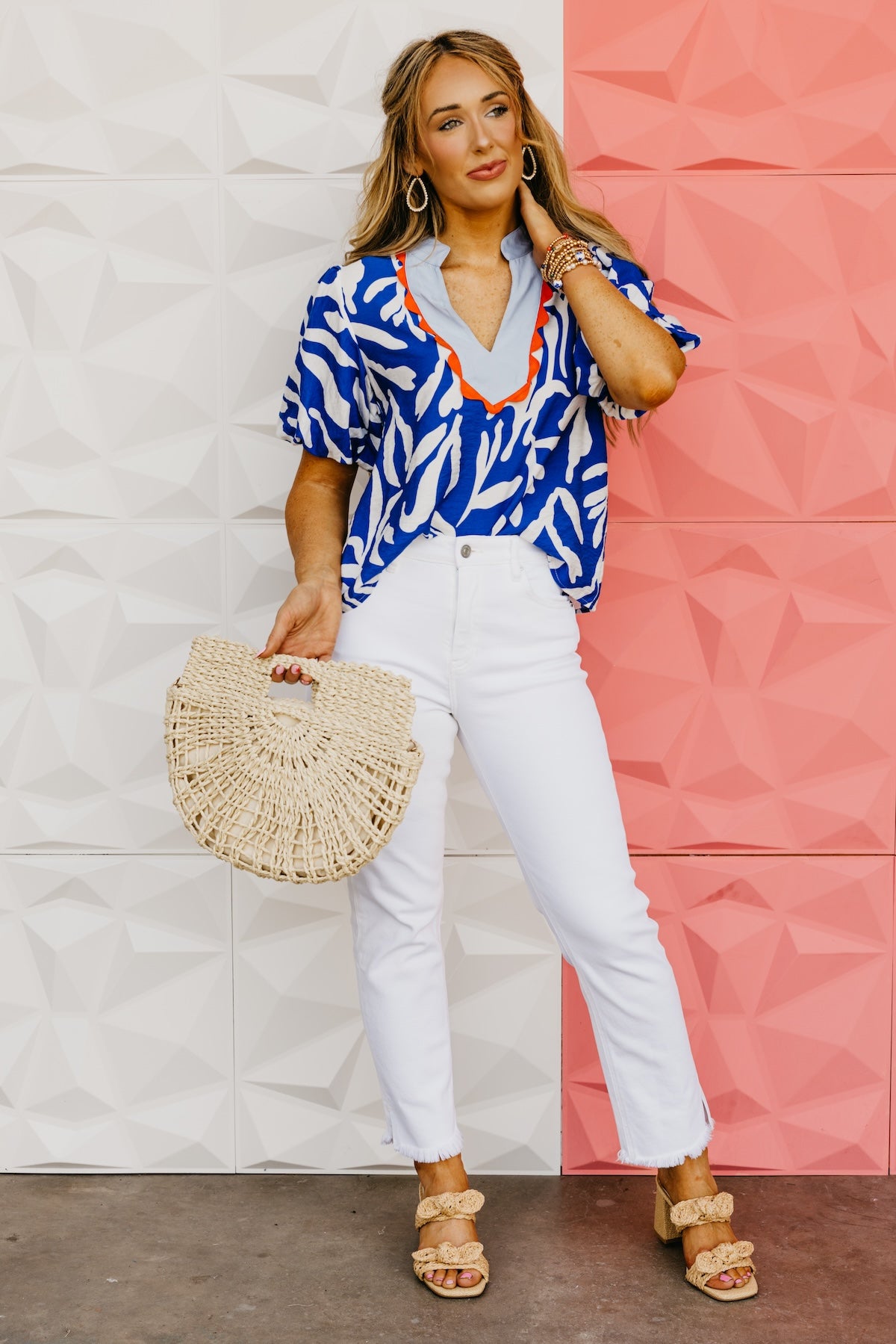 The Sylas Puff Sleeve Bib Top