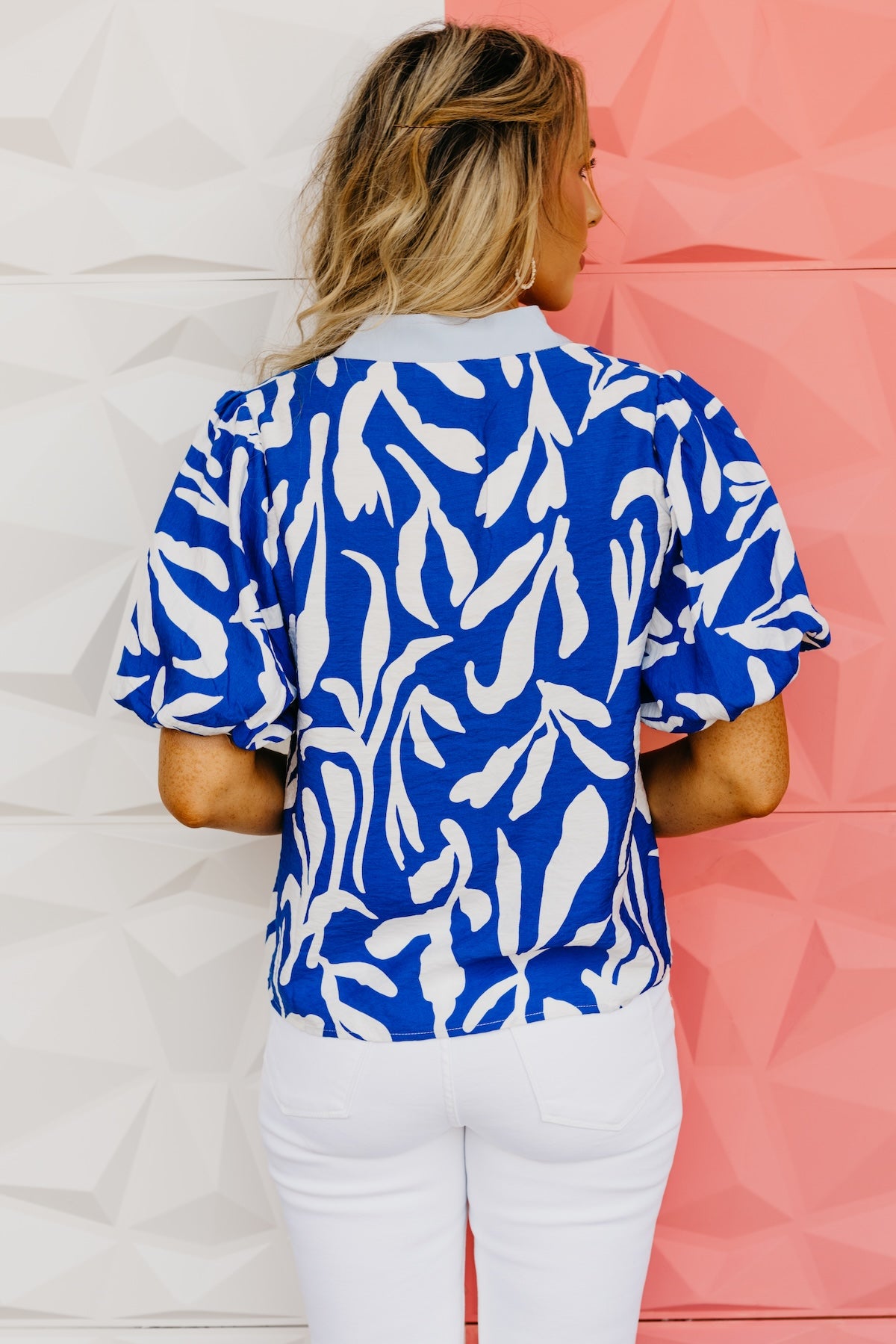 The Sylas Puff Sleeve Bib Top