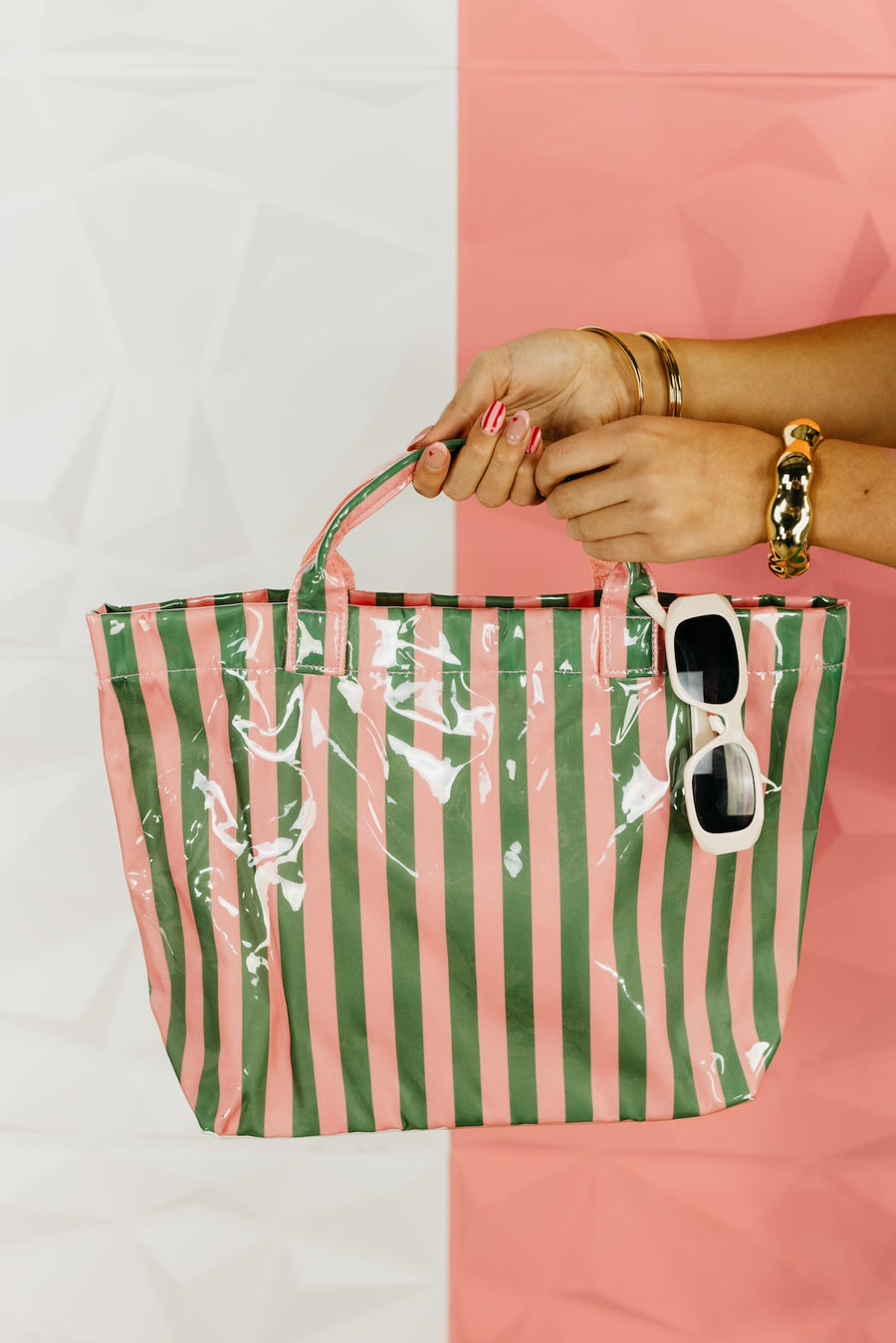 The Margaret Vinyl Tote Bag