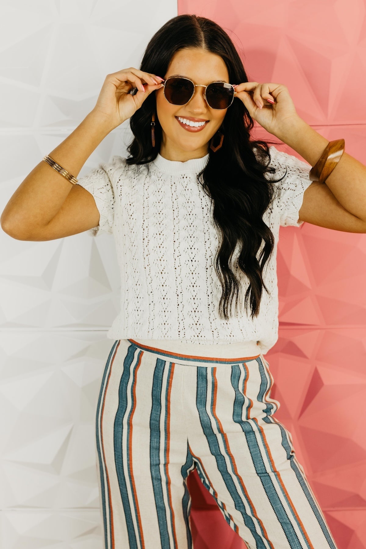 The Gavin Open Knit Sweater