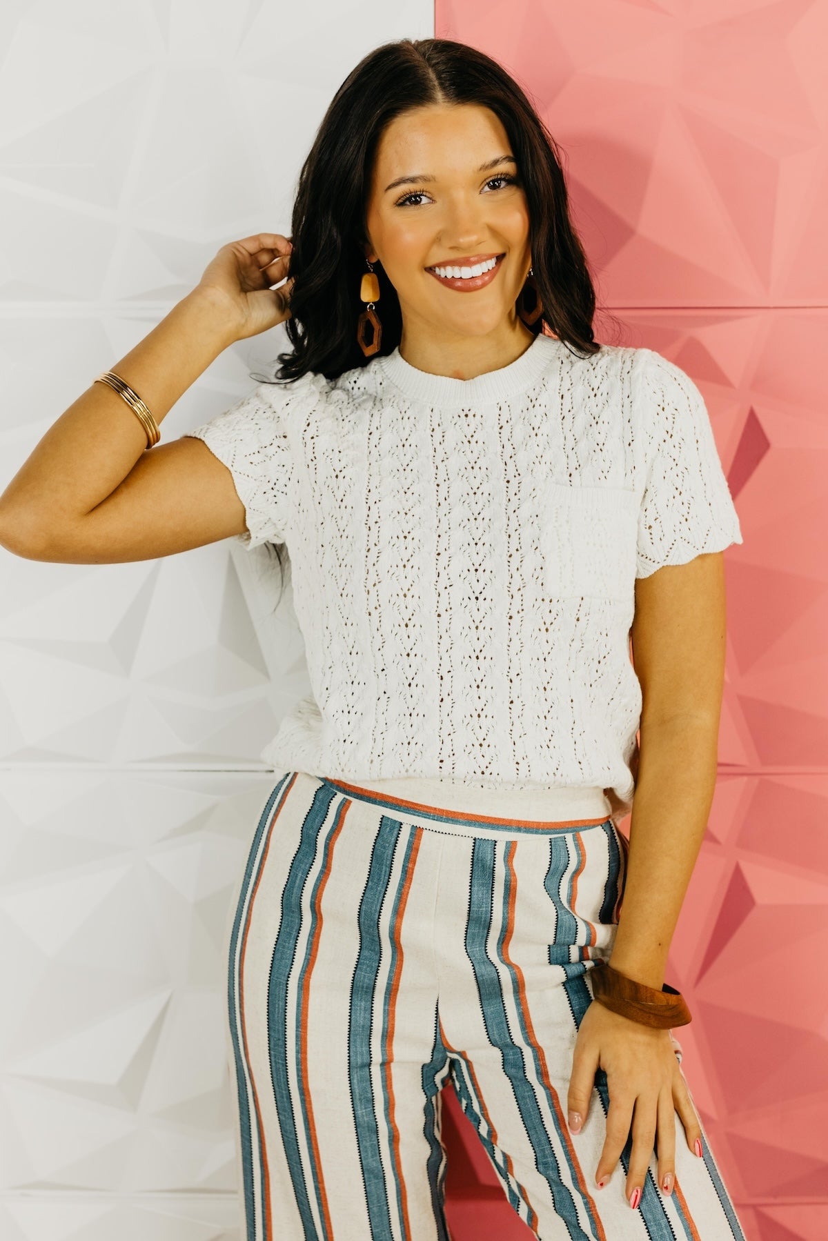 The Gavin Open Knit Sweater