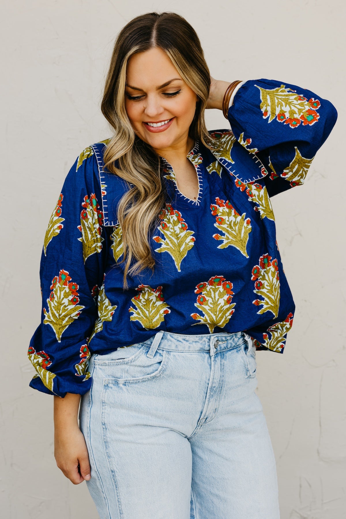 The Webster Floral Woven Blouse