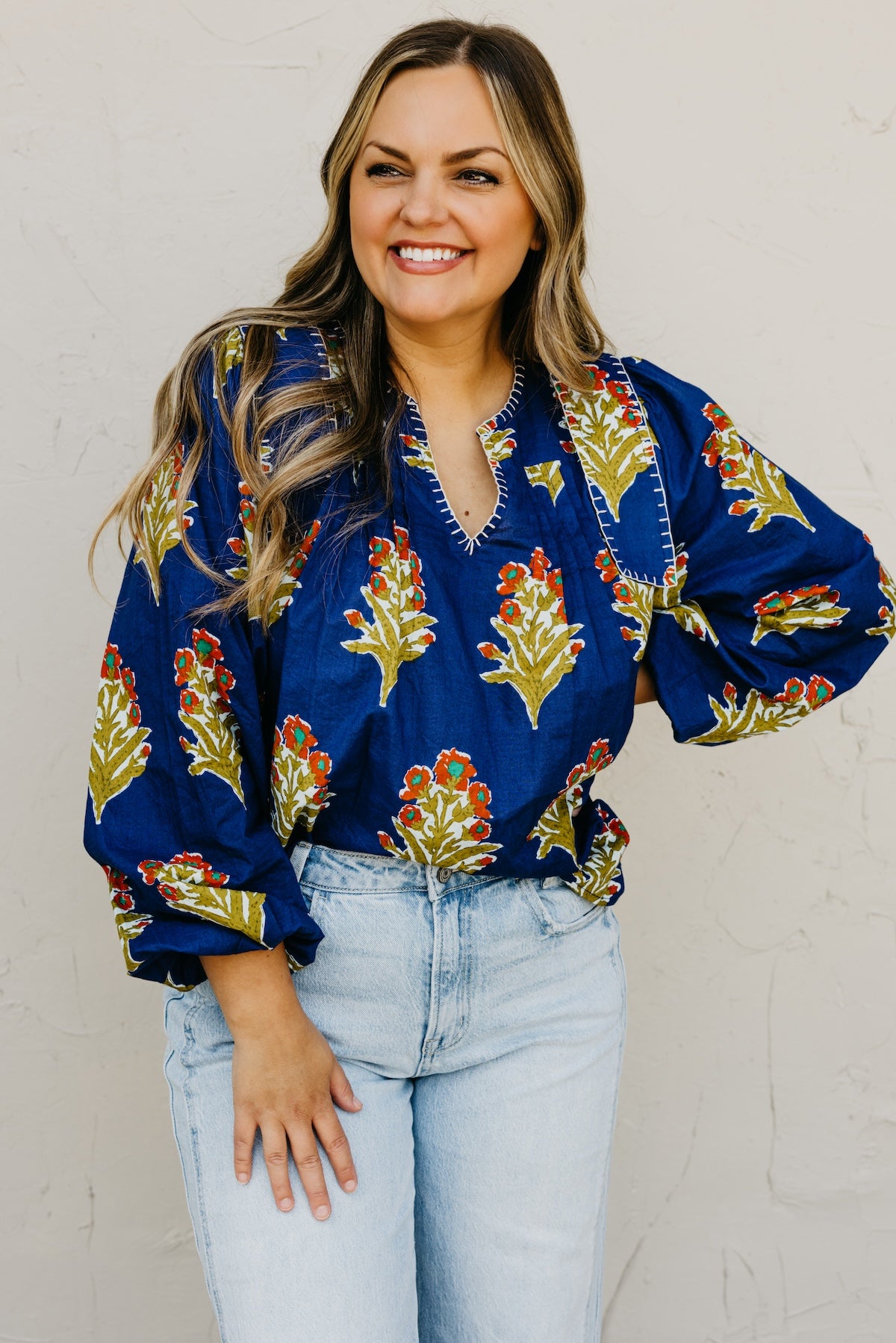 The Webster Floral Woven Blouse