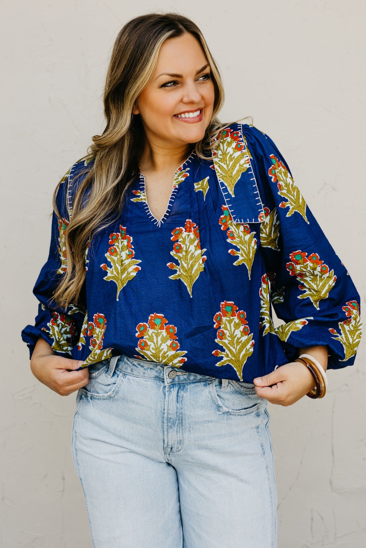 The Webster Floral Woven Blouse