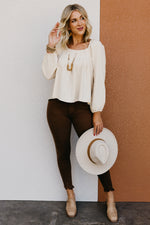 The Antonella Pleated Top