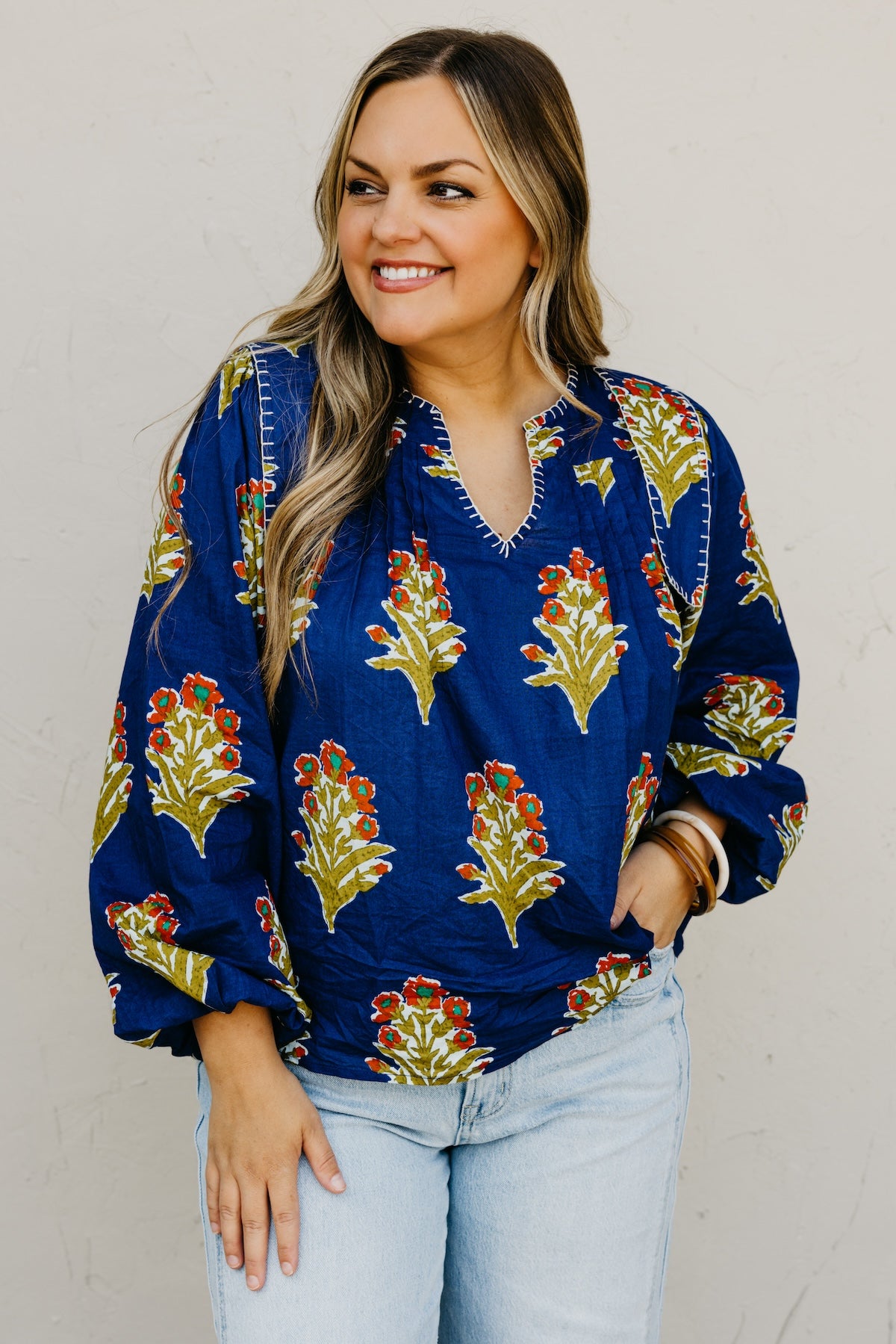 The Webster Floral Woven Blouse