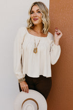 The Antonella Pleated Top