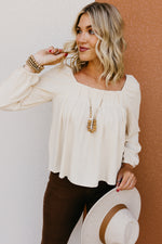 The Antonella Pleated Top