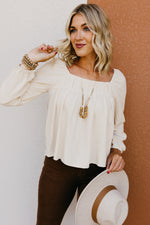 The Antonella Pleated Top