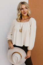 The Antonella Pleated Top