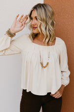 The Antonella Pleated Top