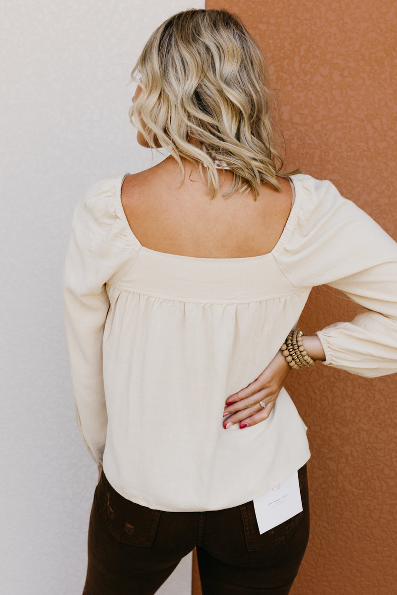 The Antonella Pleated Top