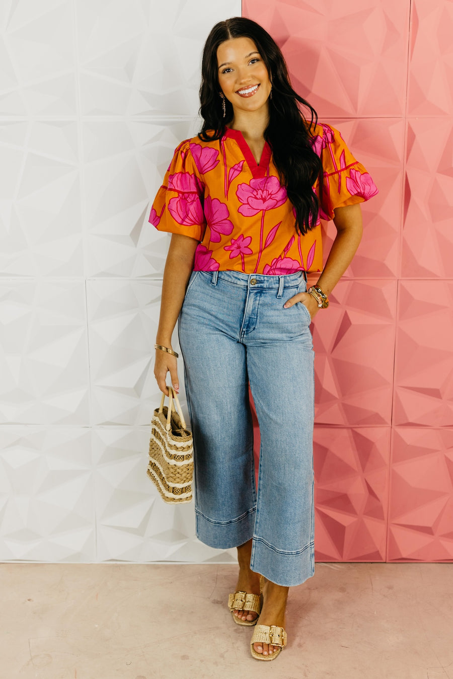 The Kaiya Puff Sleeve Blouse