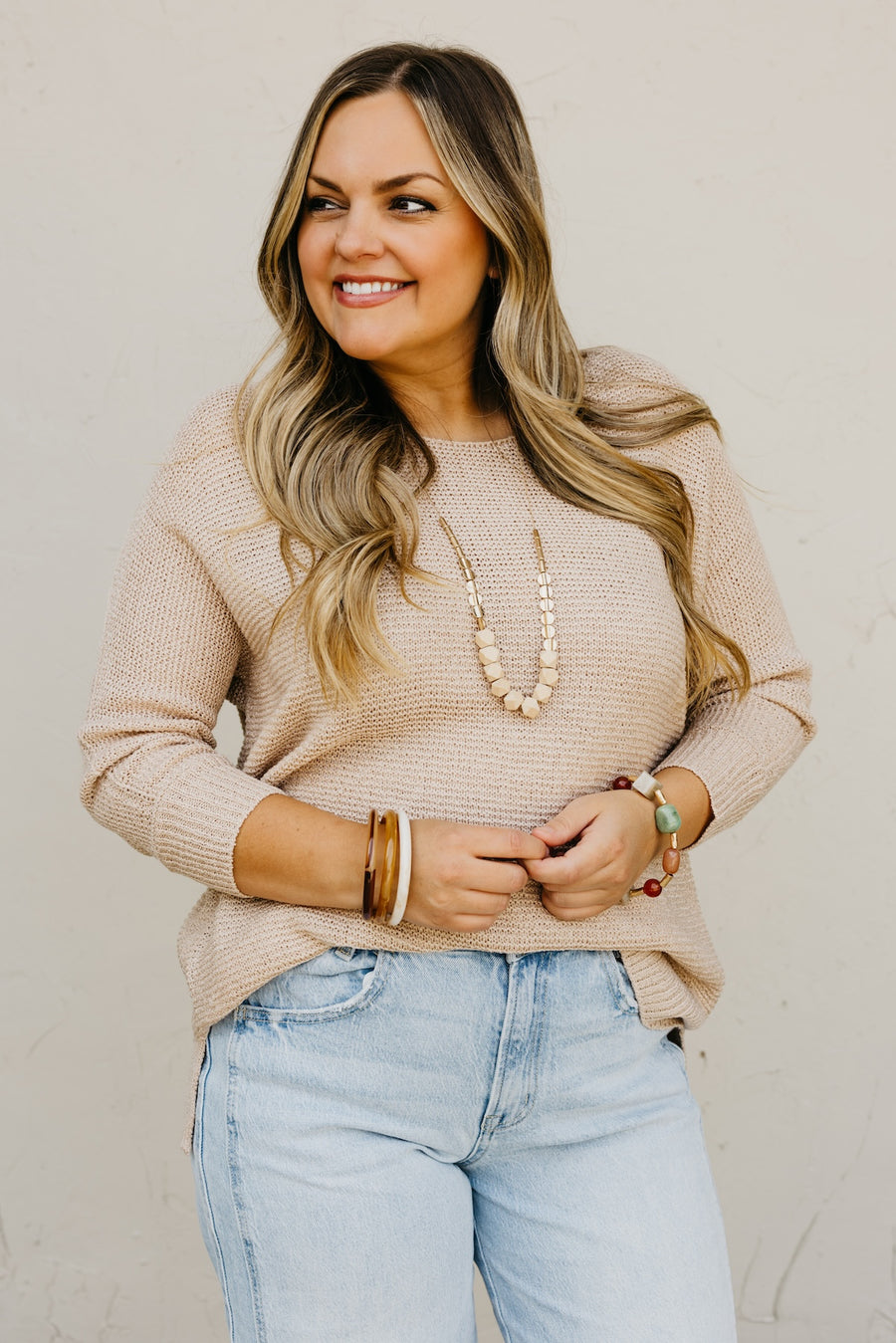 The Westin Side Slit Sweater