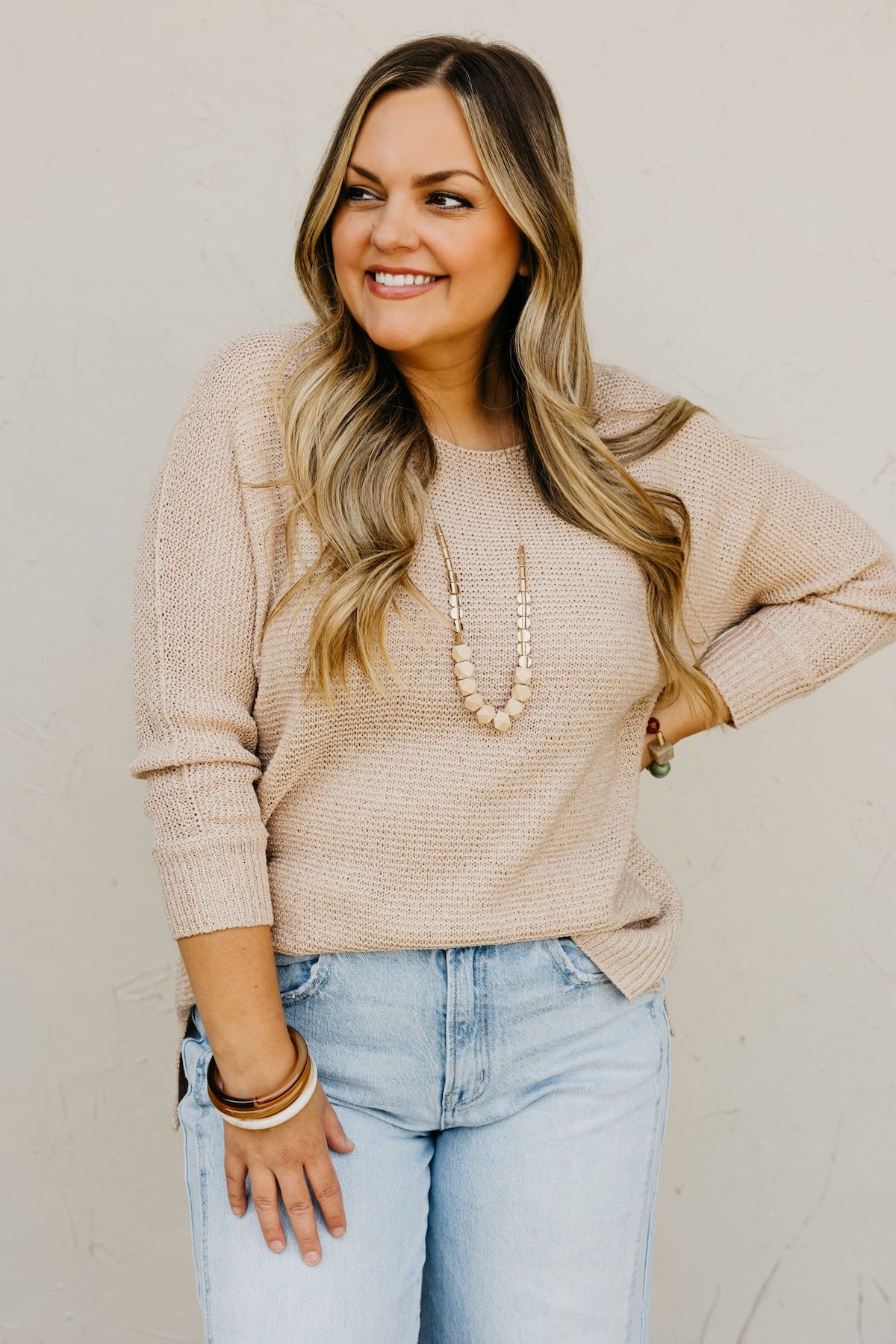 The Westin Side Slit Sweater