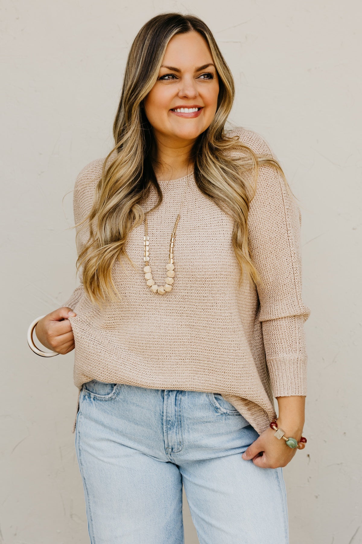 The Westin Side Slit Sweater
